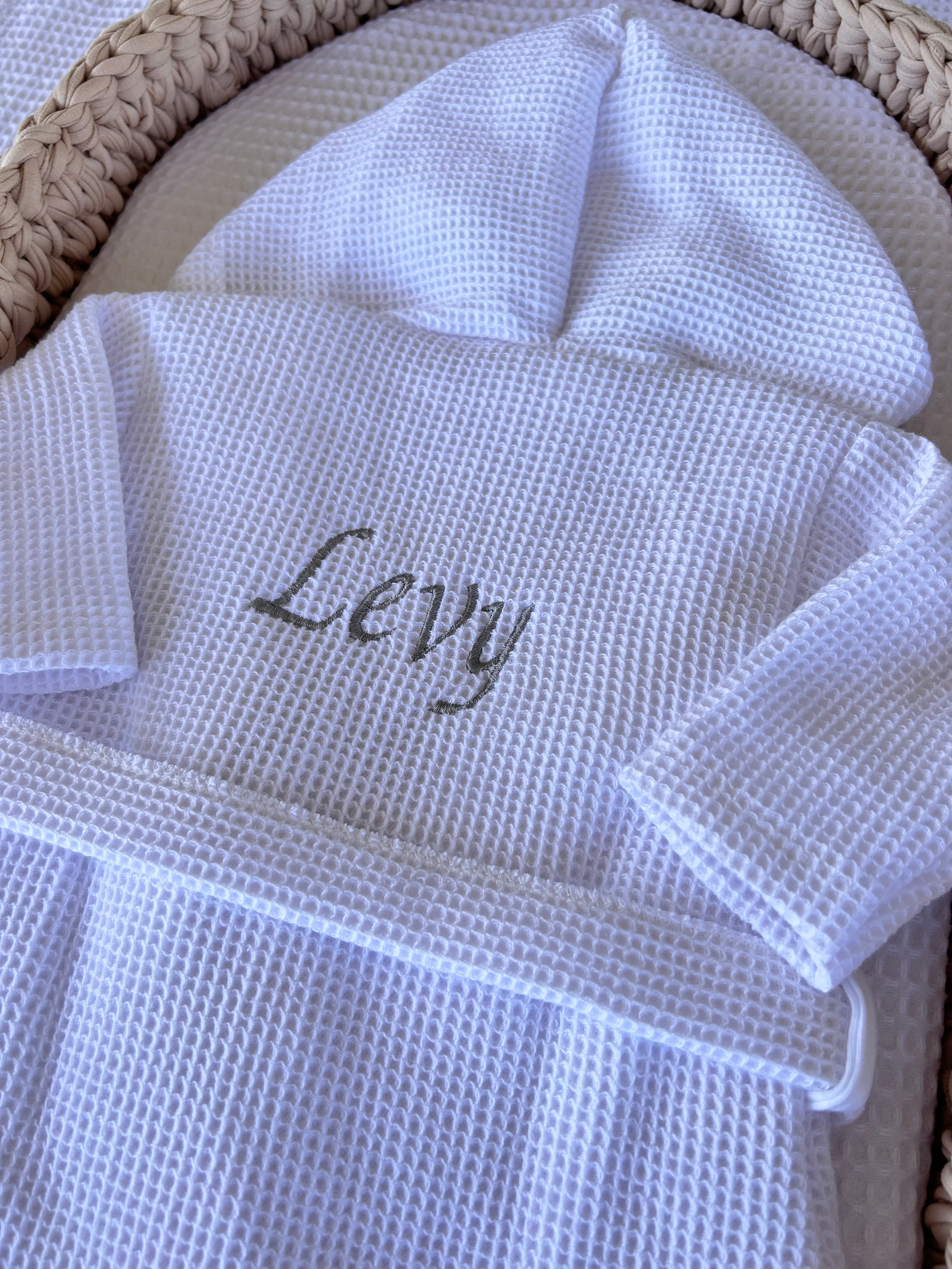 Peignoir nid d'abeille