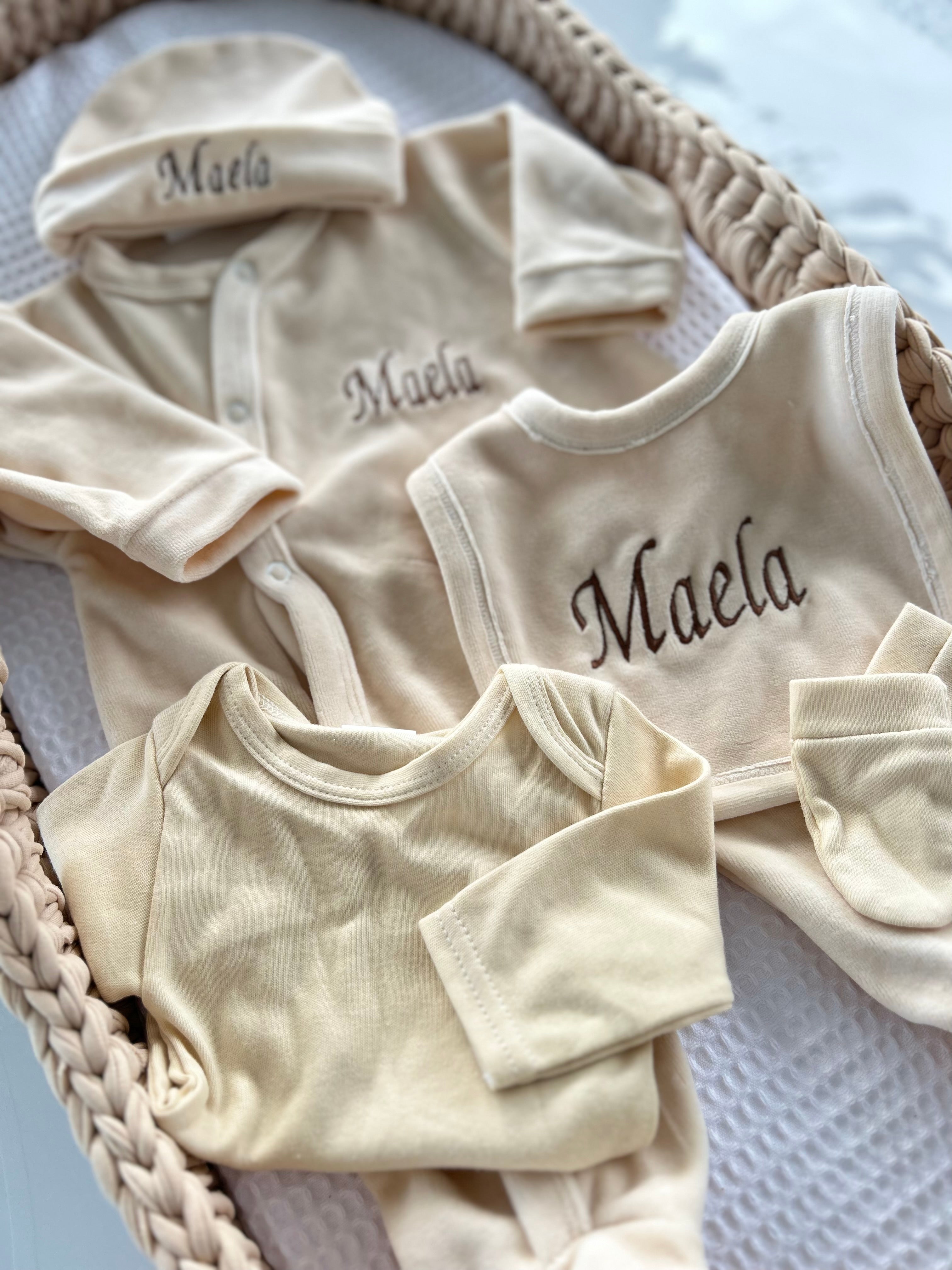 Ensemble 5 pièces en velours