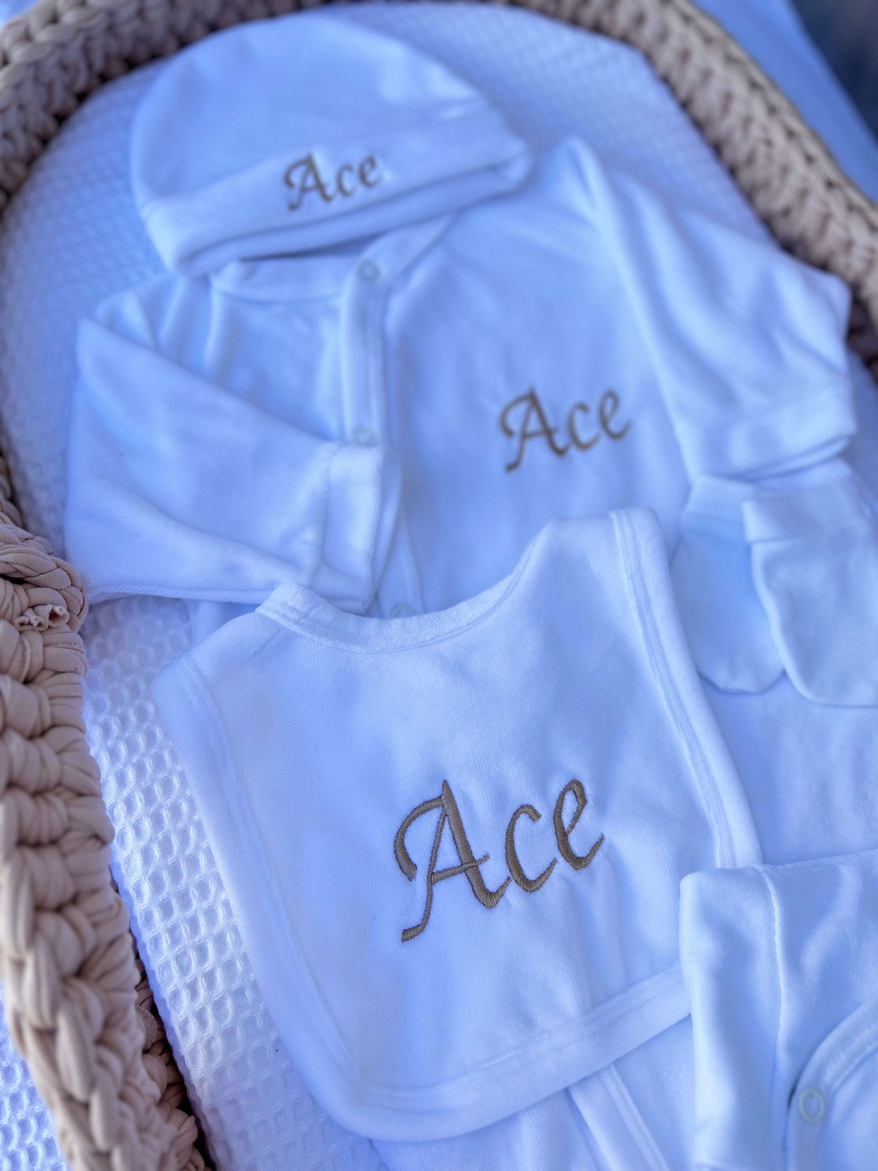 Ensemble 5 pièces en velours