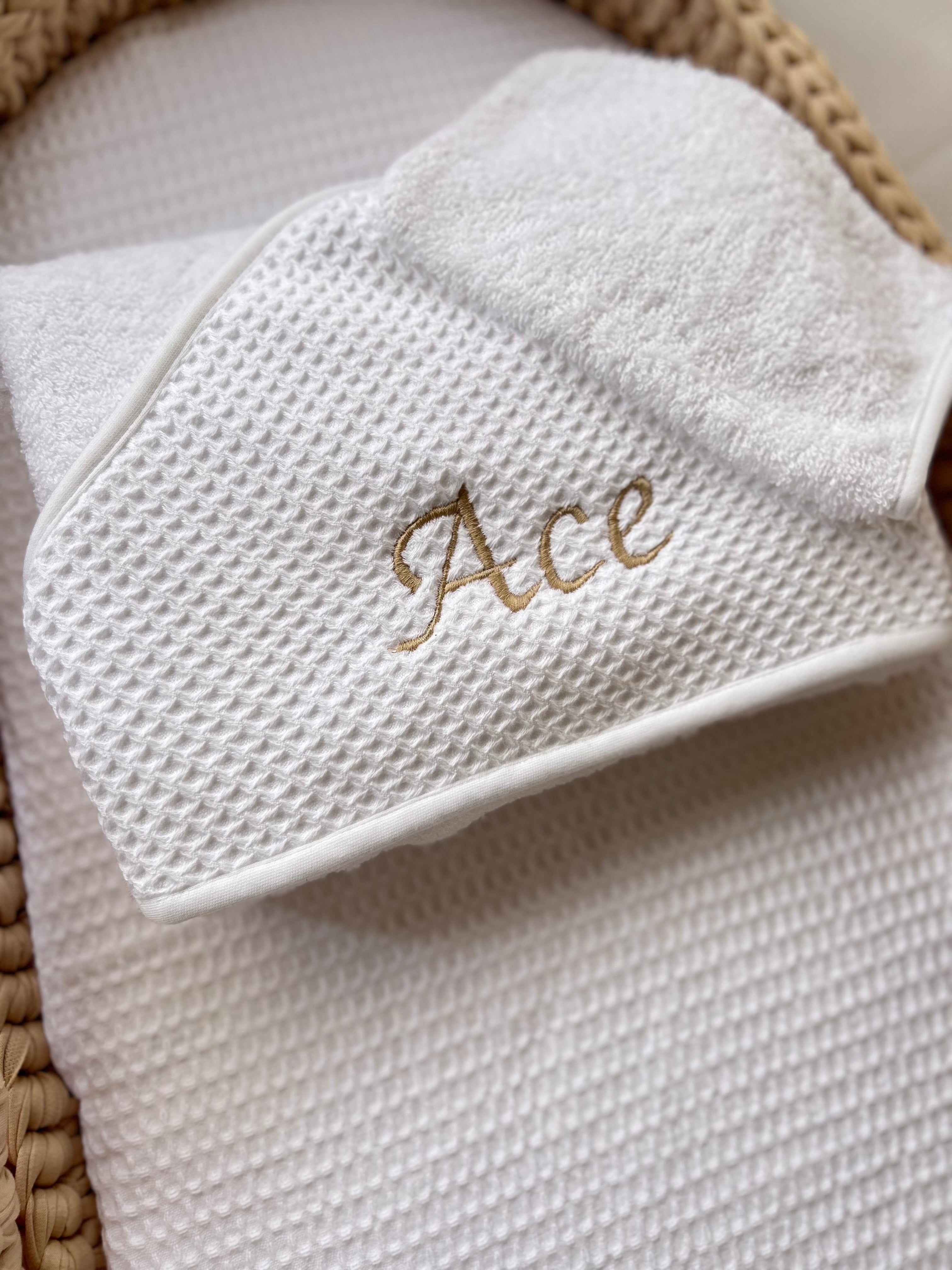 Cape de bain nid d'abeilles