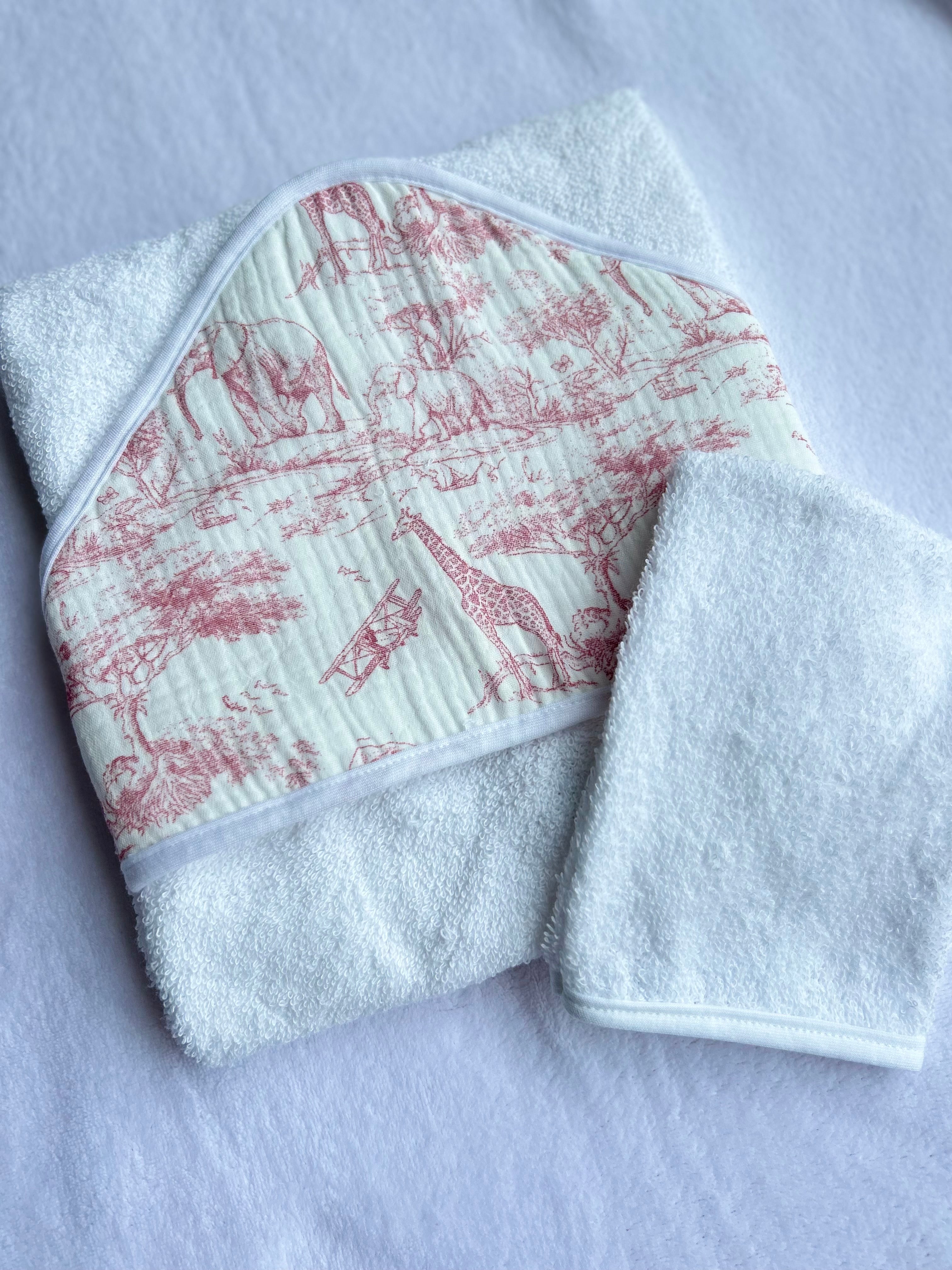 Cape de bain gaze de coton