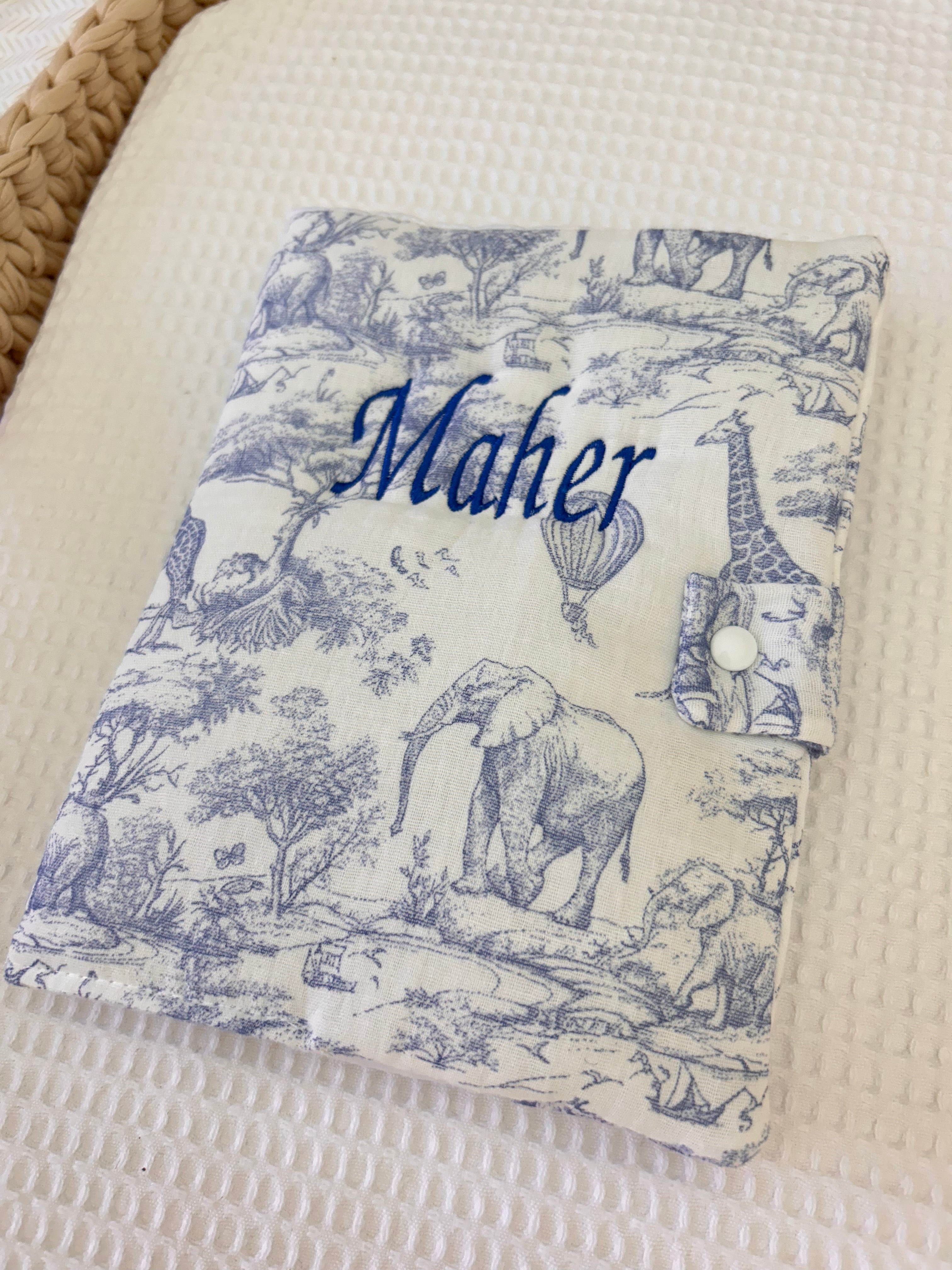 Protège carnet de santé gaze de coton