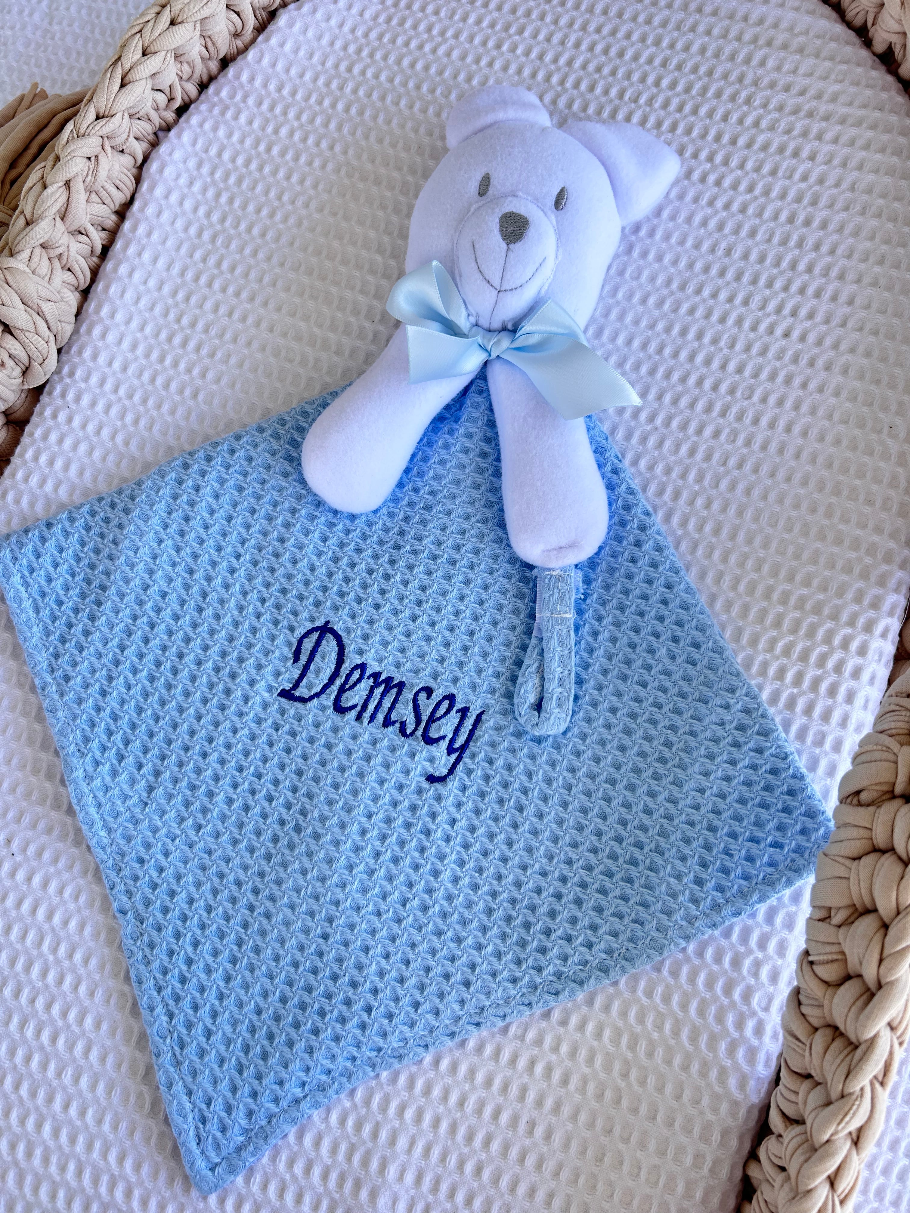 Doudou douceur nid d'abeille