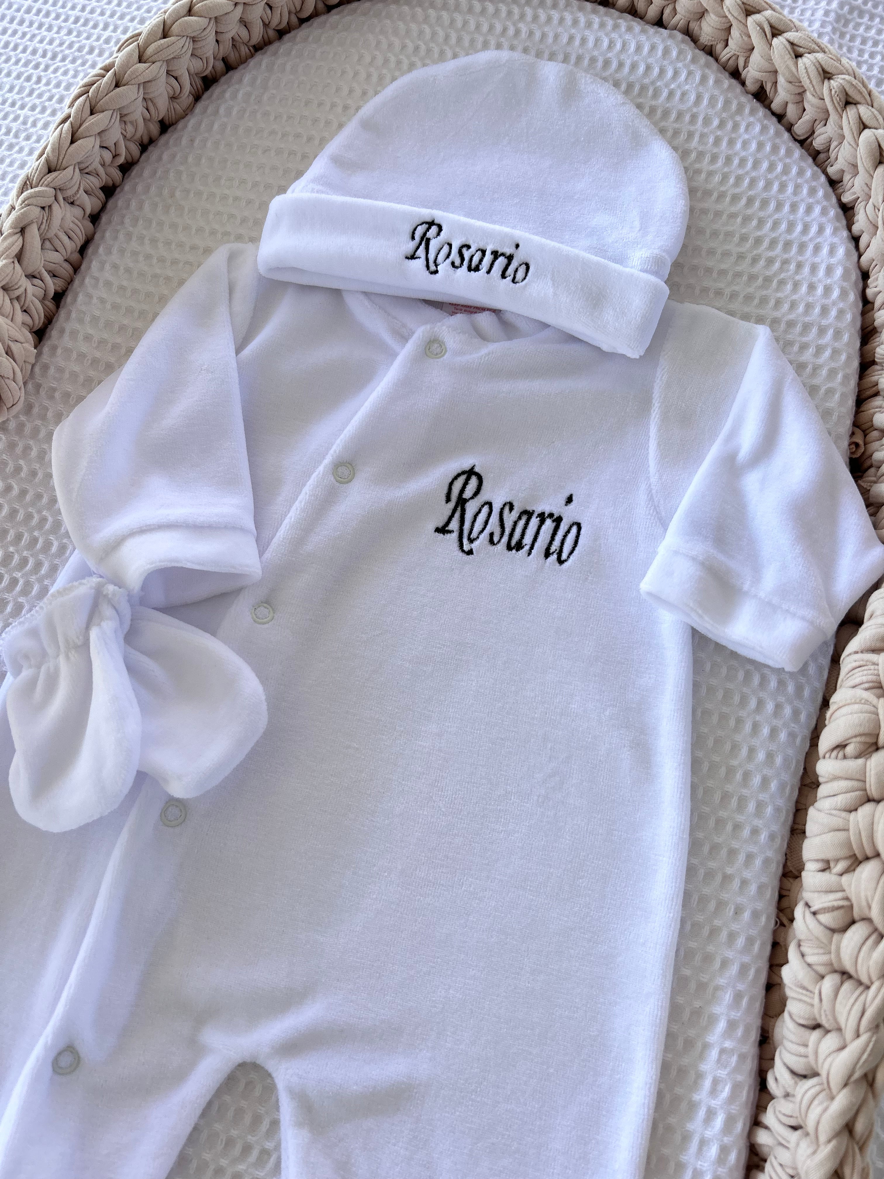 Ensemble 3 pièces en velours