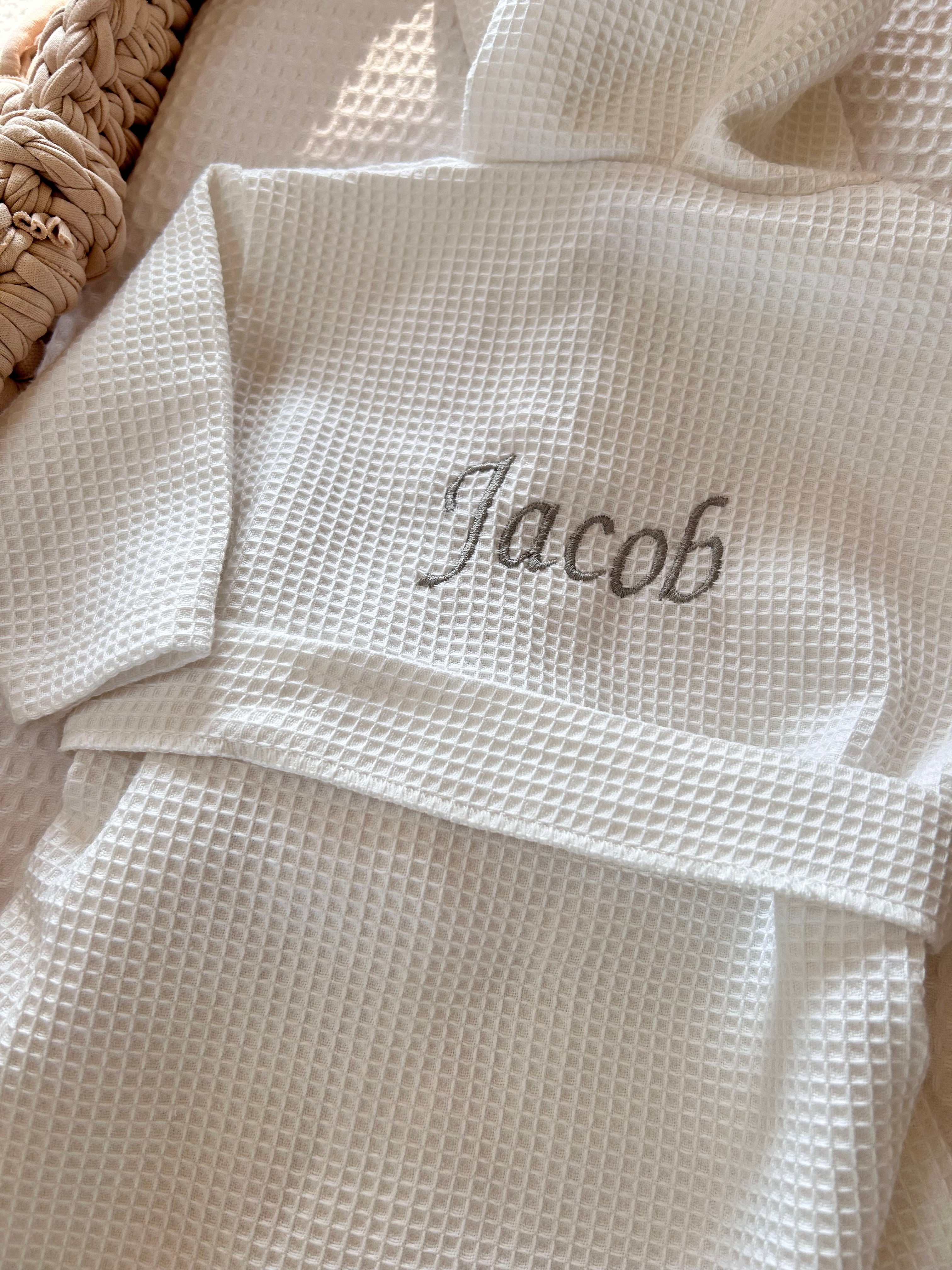 Peignoir nid d'abeille