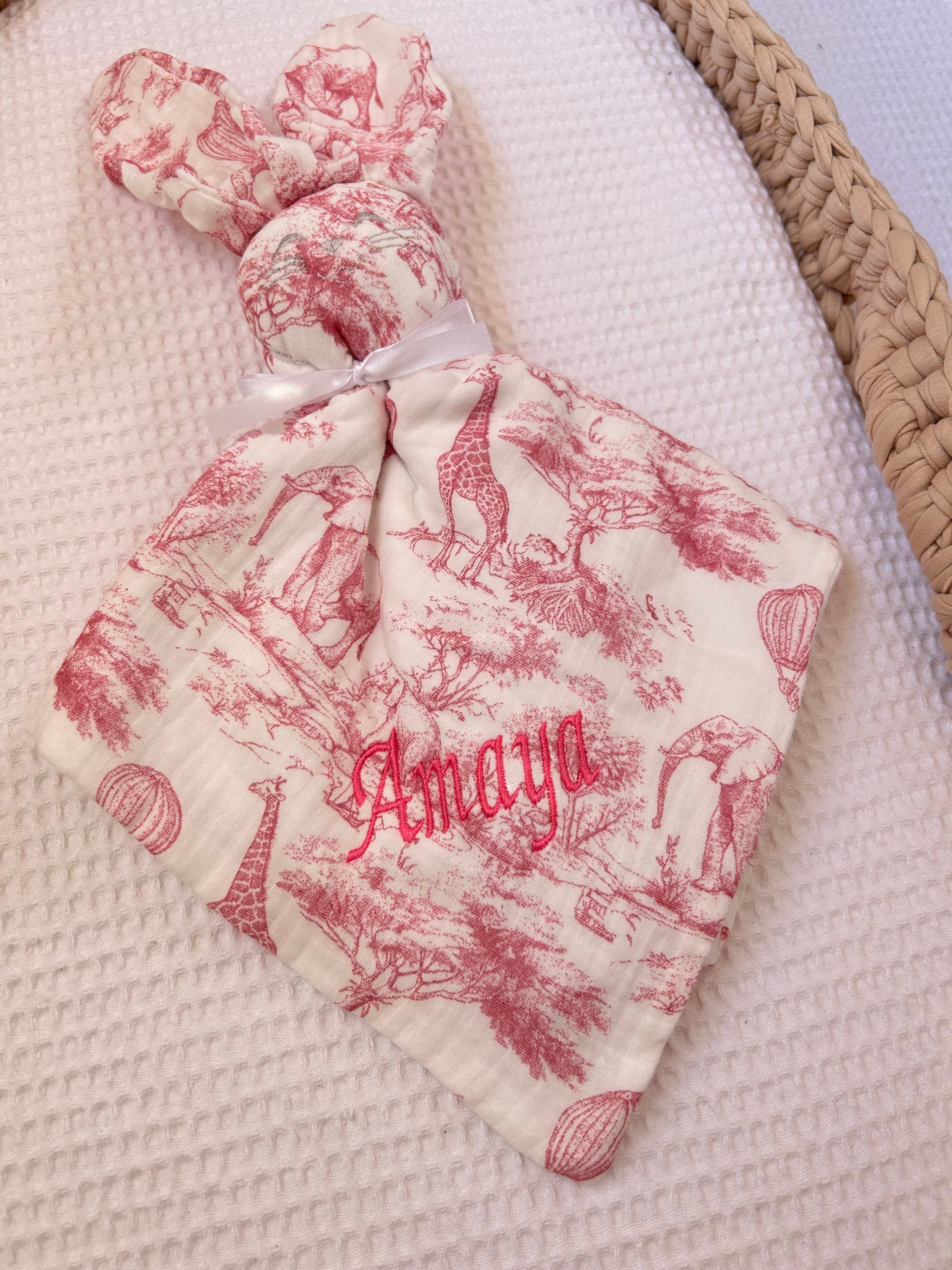 Doudou douceur gaze de coton