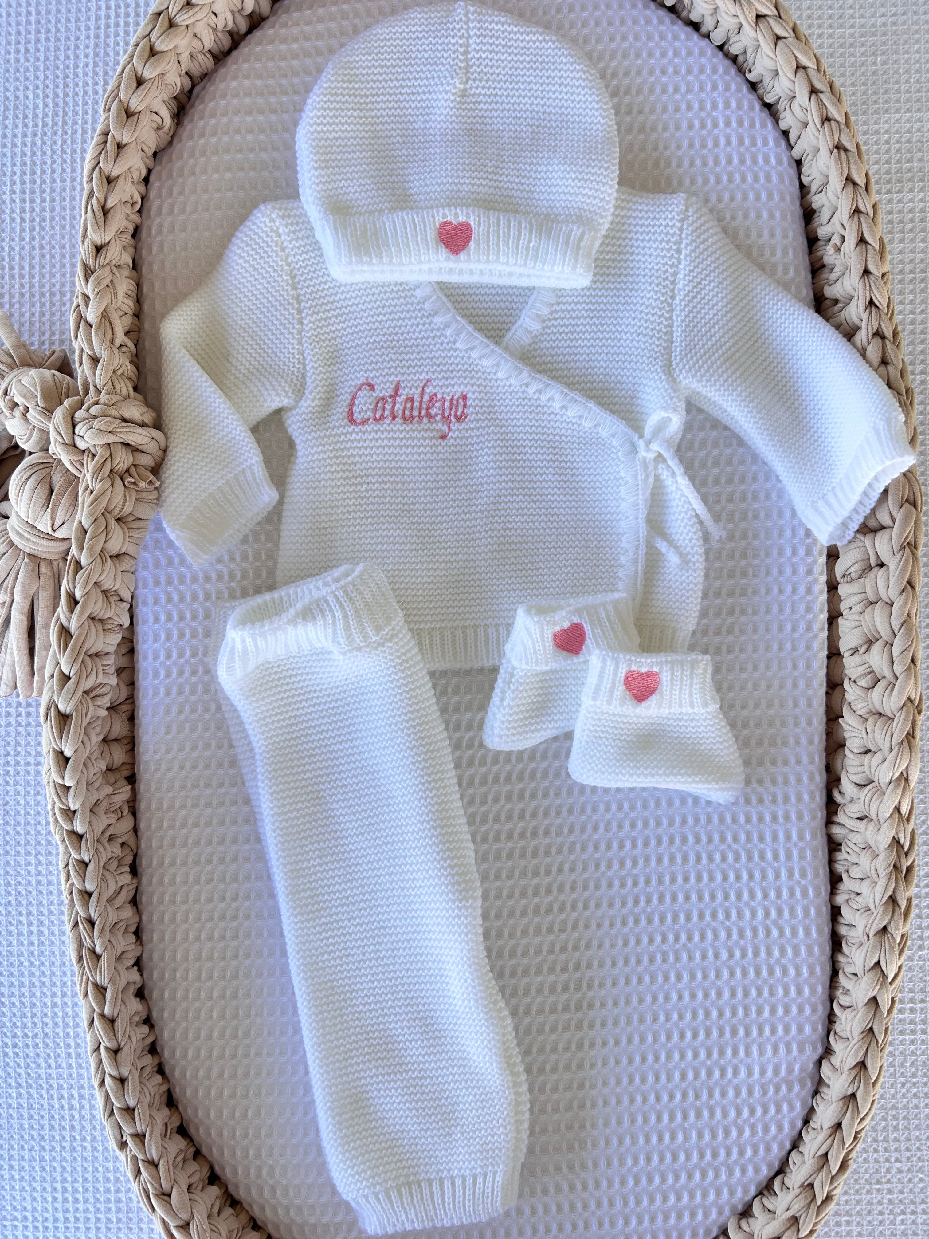 Ensemble en maille 4 pièces