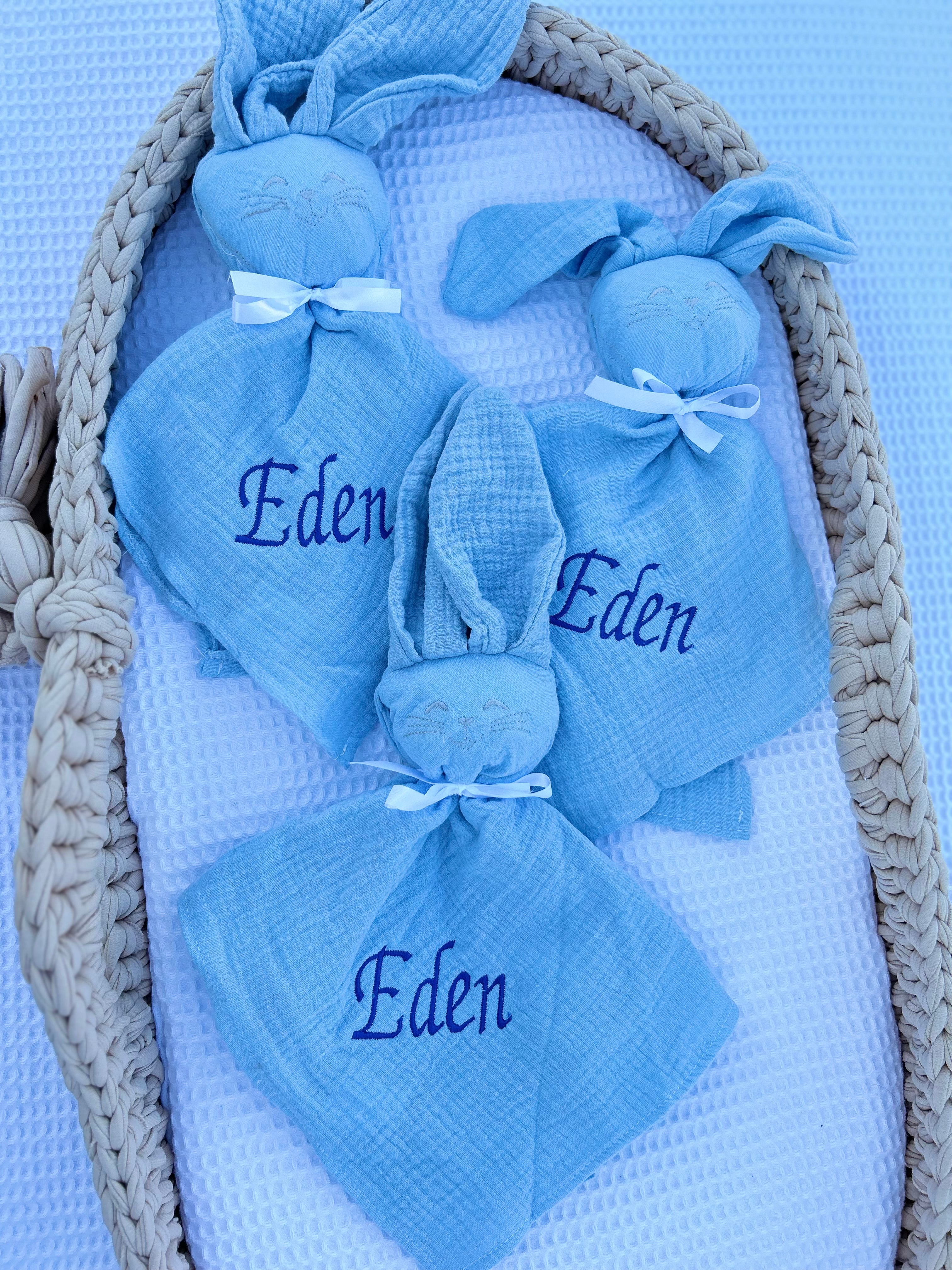 Doudou douceur gaze de coton