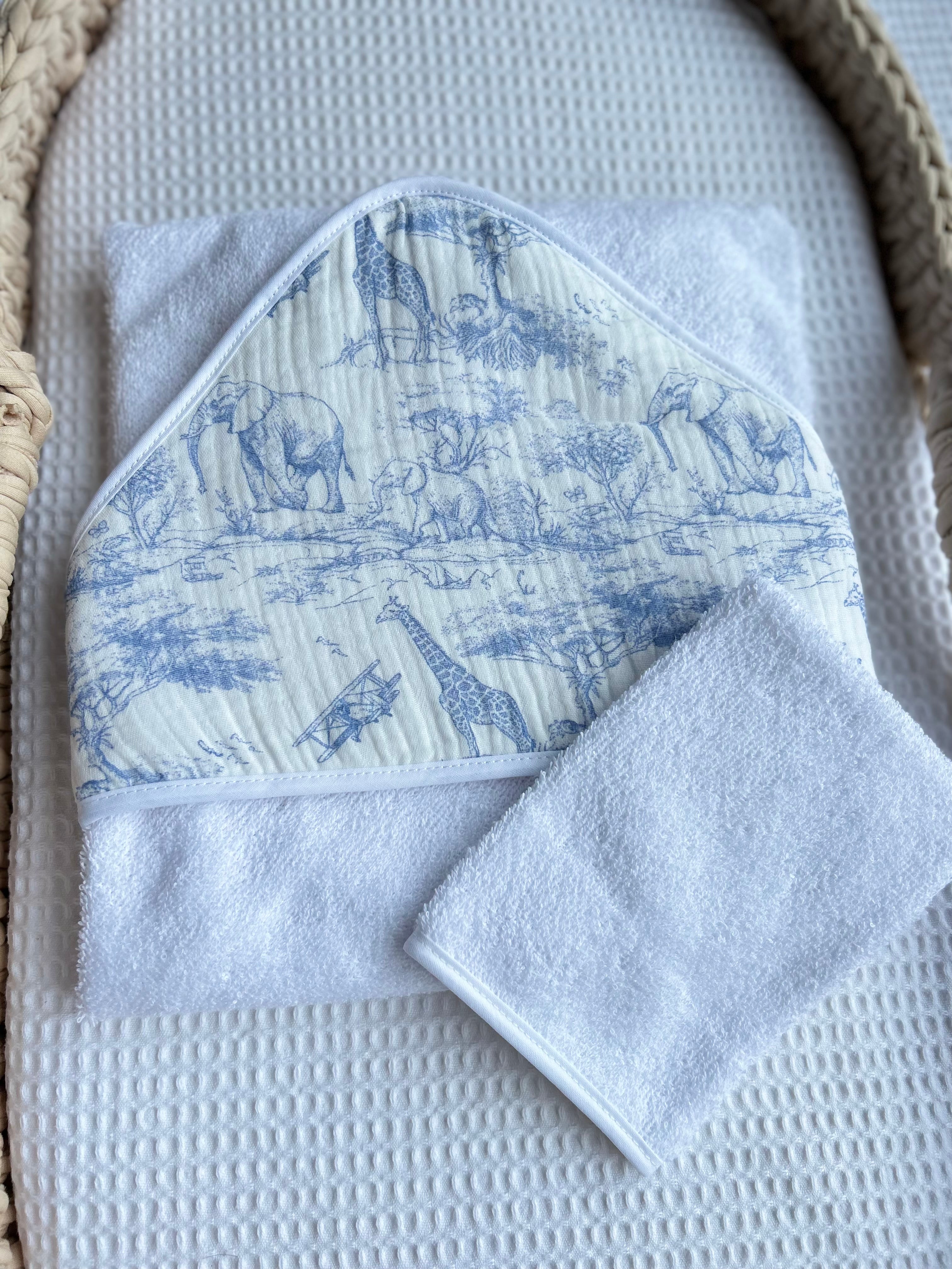 Cape de bain gaze de coton