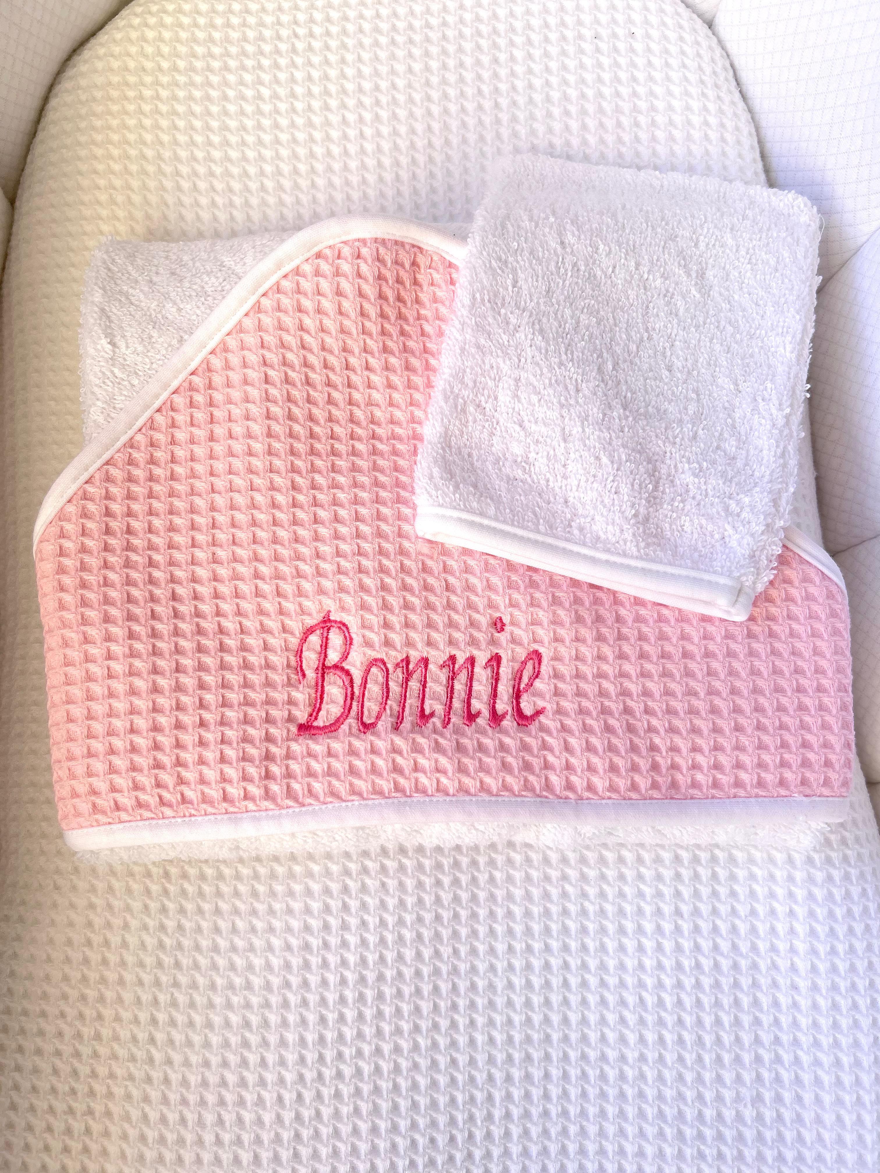 Cape de bain nid d'abeilles