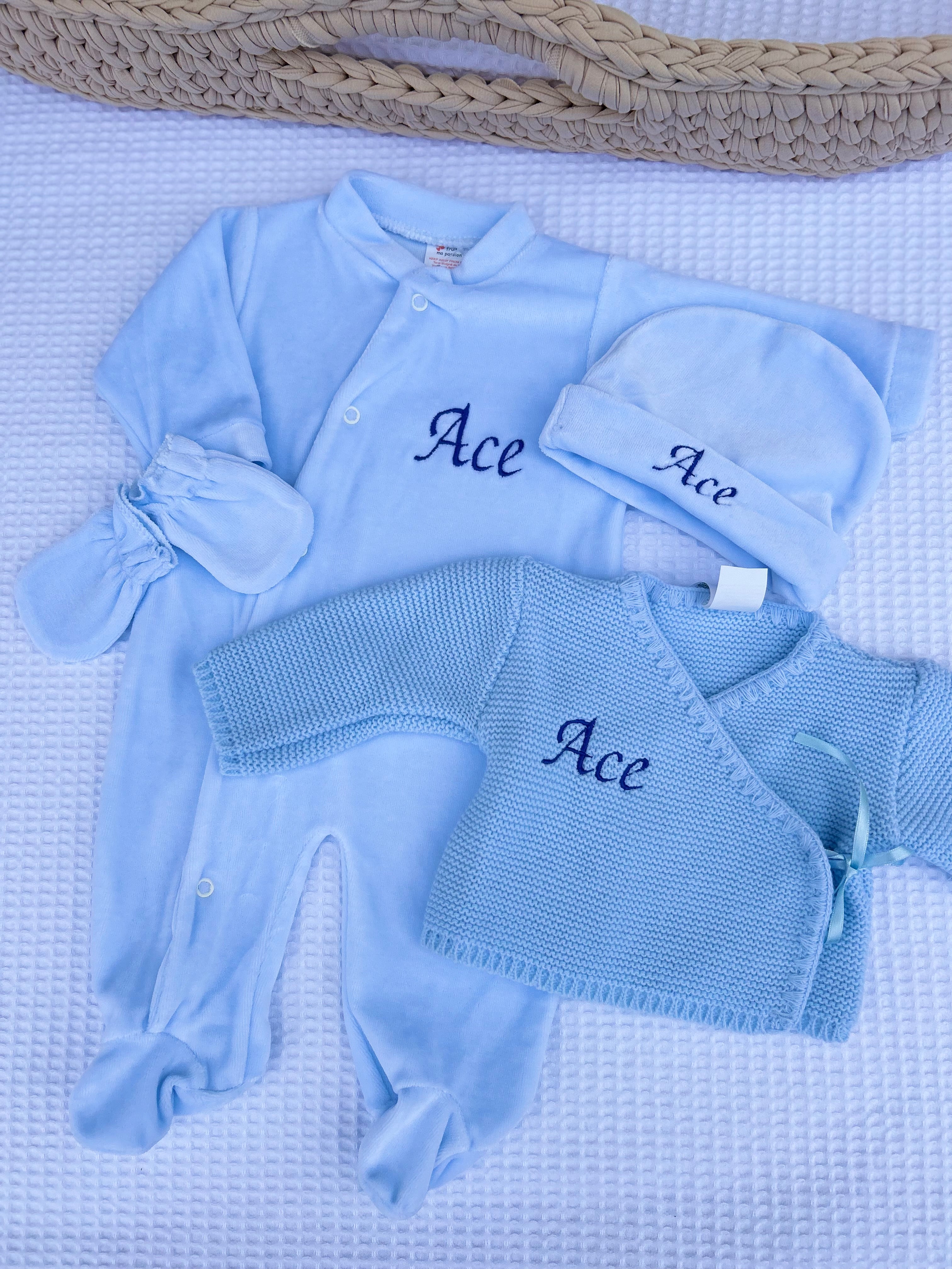 Ensemble 3 pièces en velours