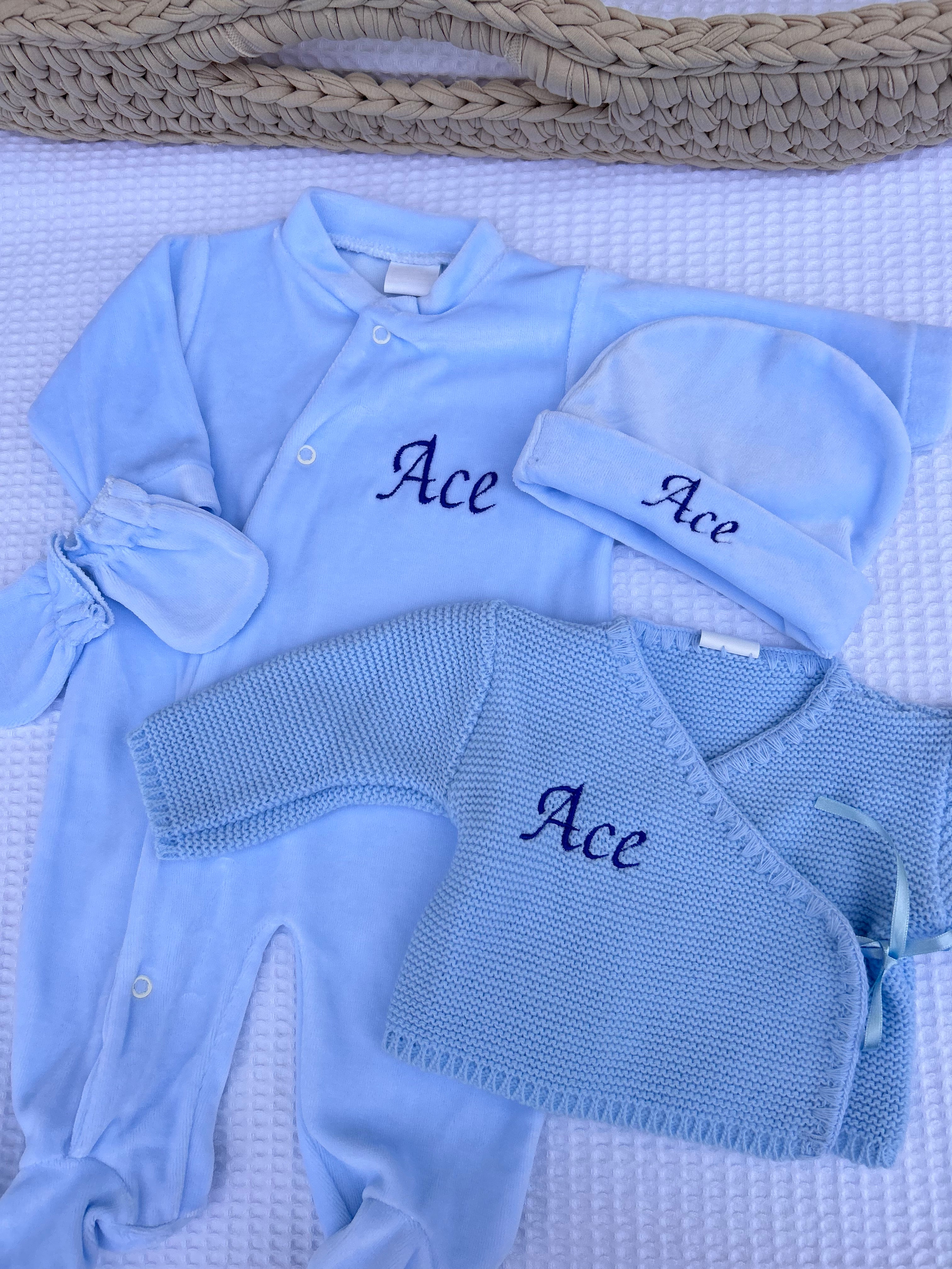 Ensemble 3 pièces en velours