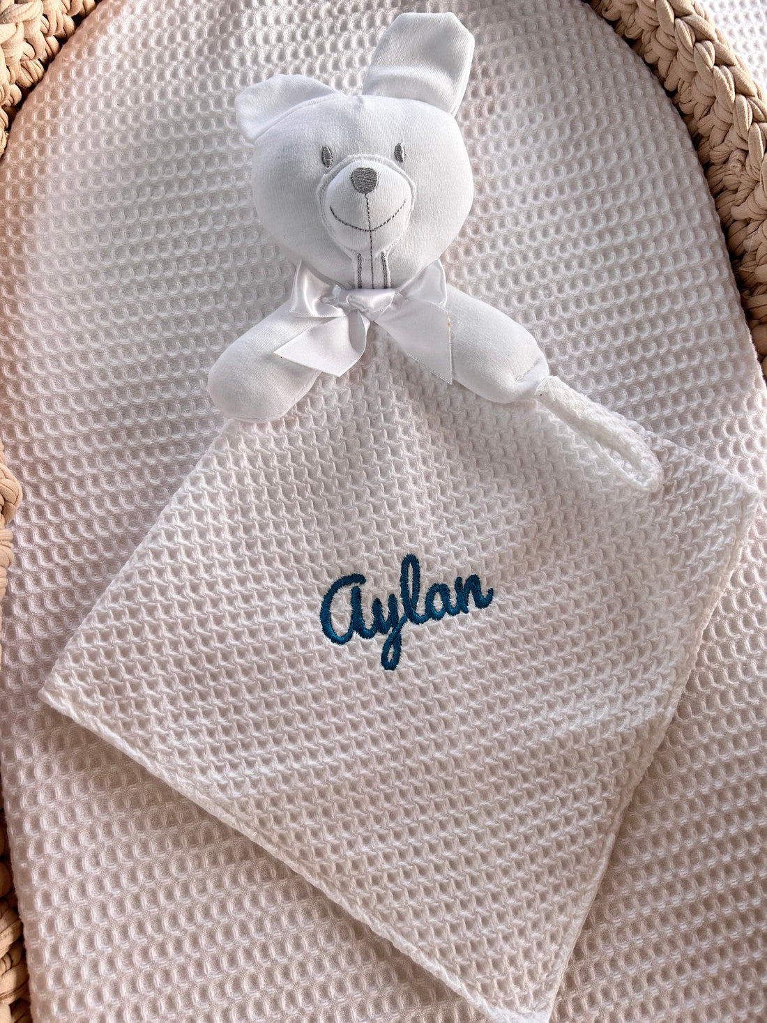 Doudou douceur nid d'abeille
