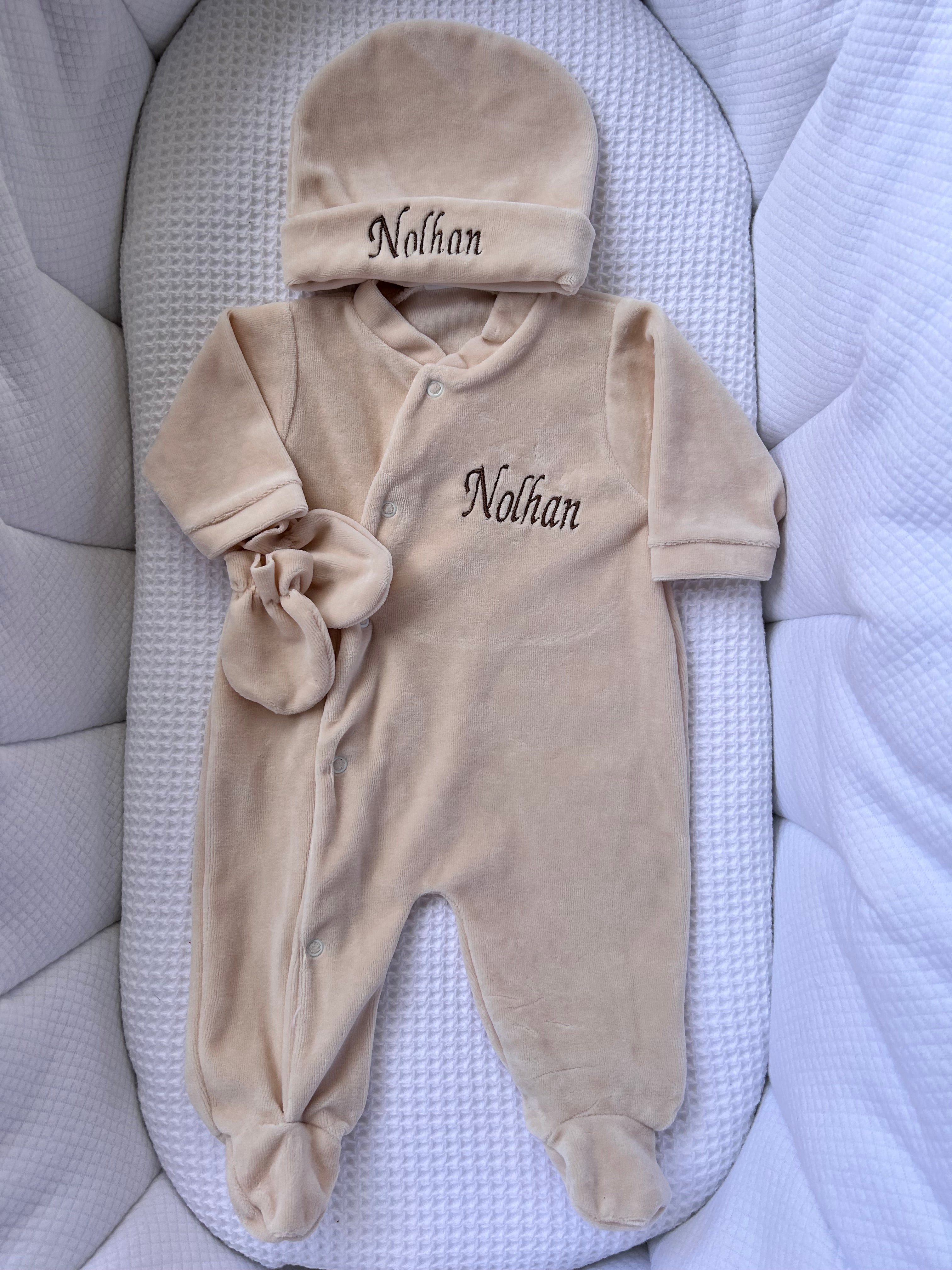 Ensemble 3 pièces en velours