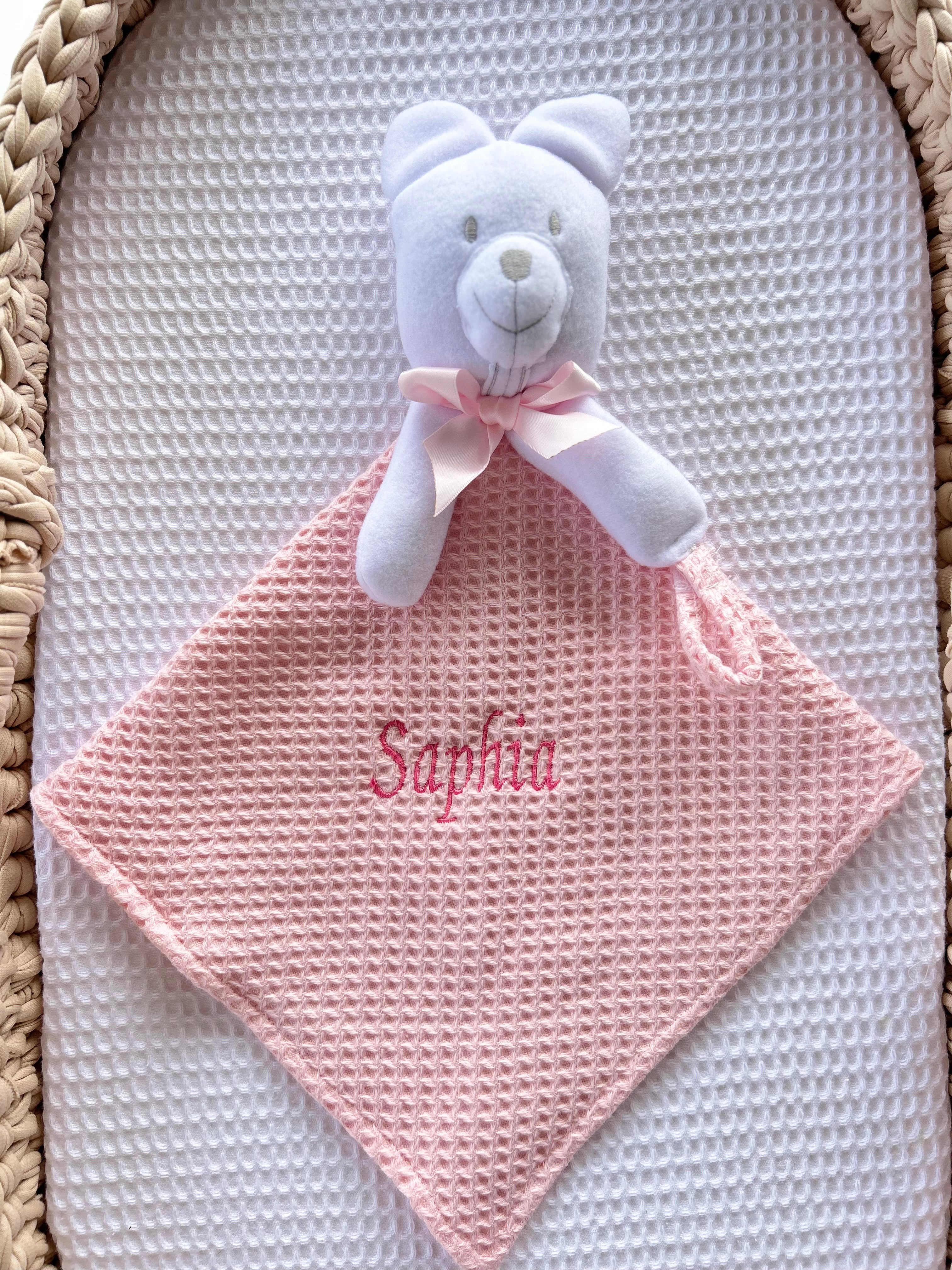 Doudou douceur nid d'abeille