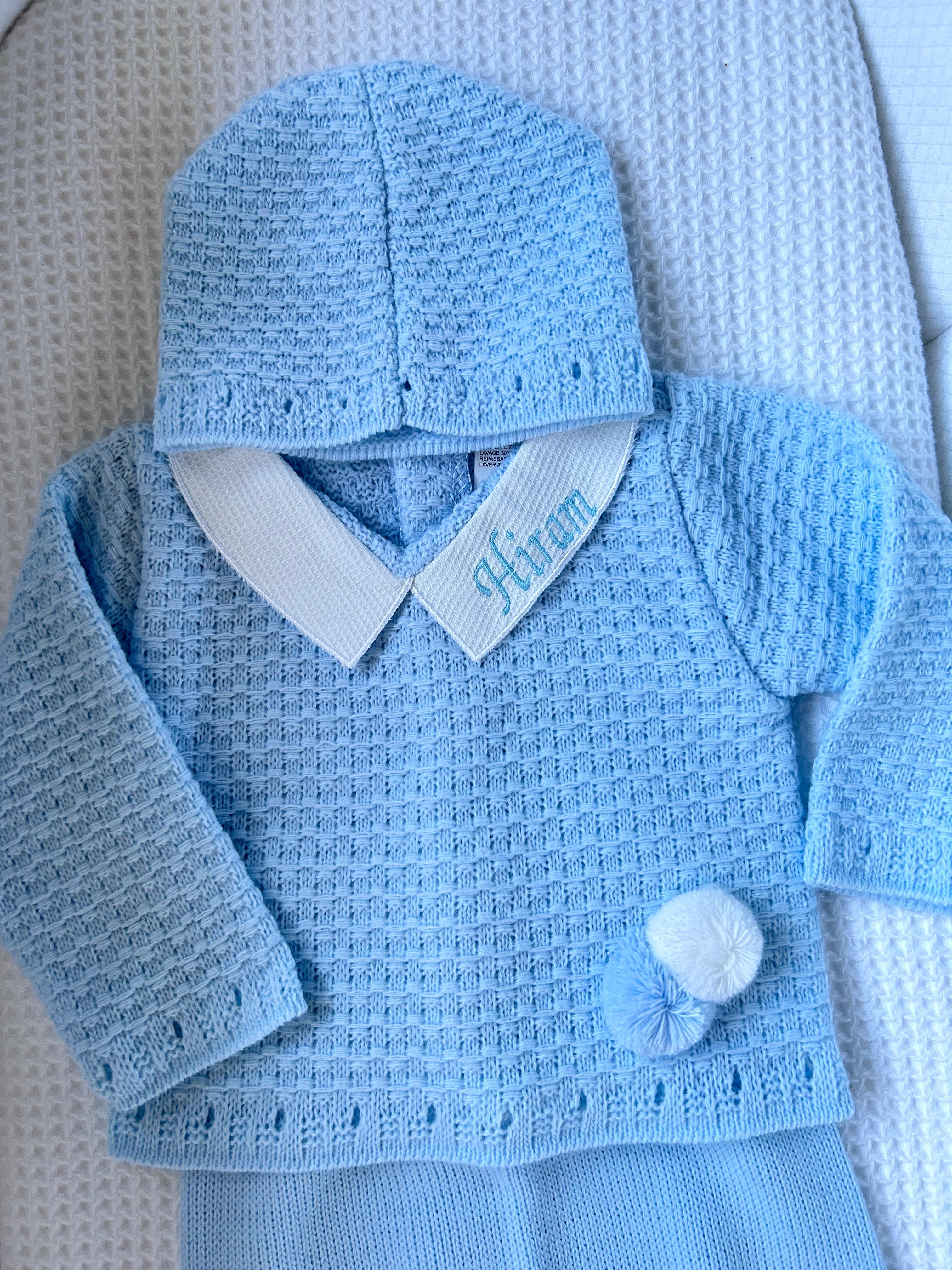 Ensemble en maille garçon taille unique