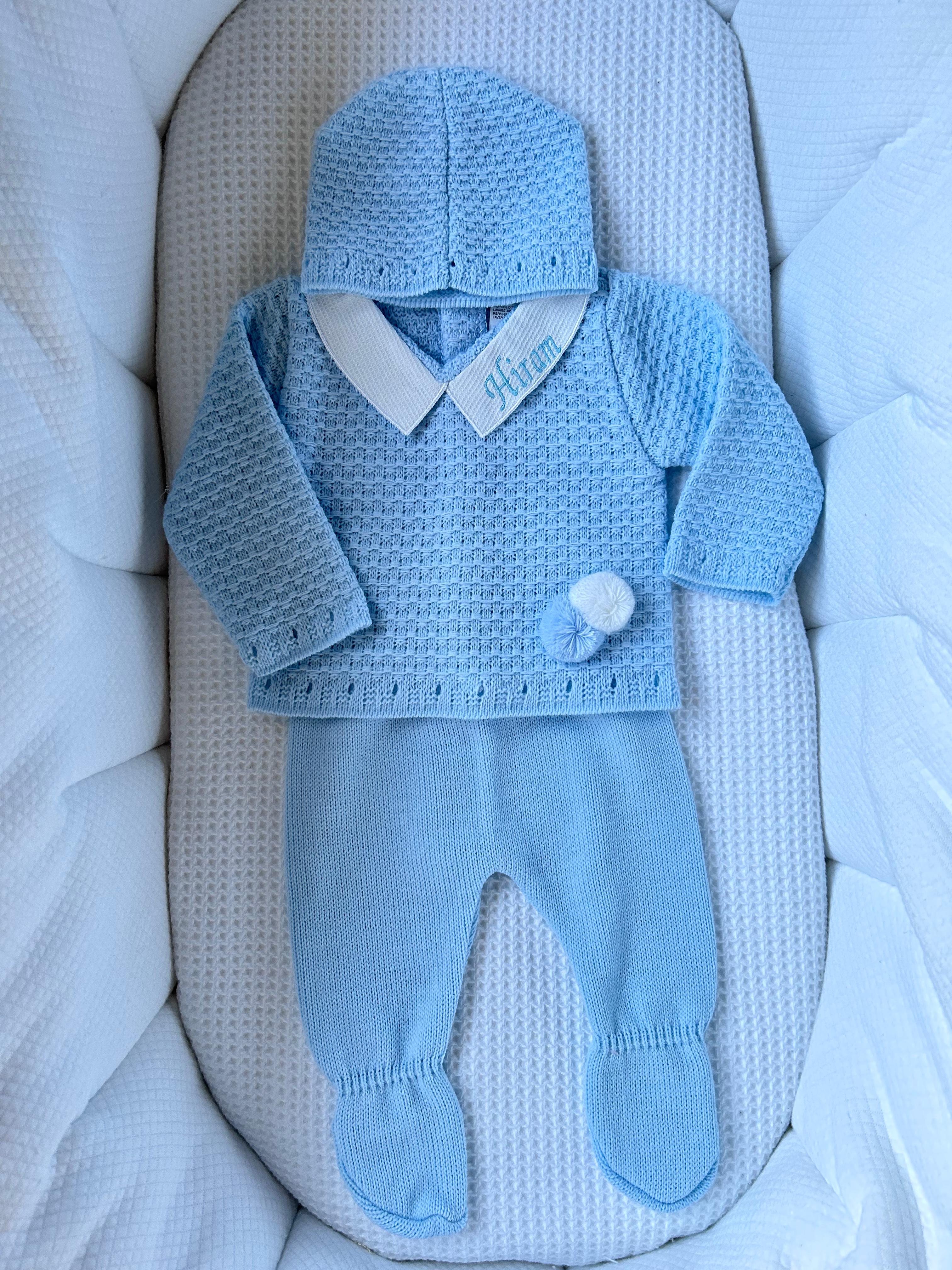 Ensemble en maille garçon taille unique