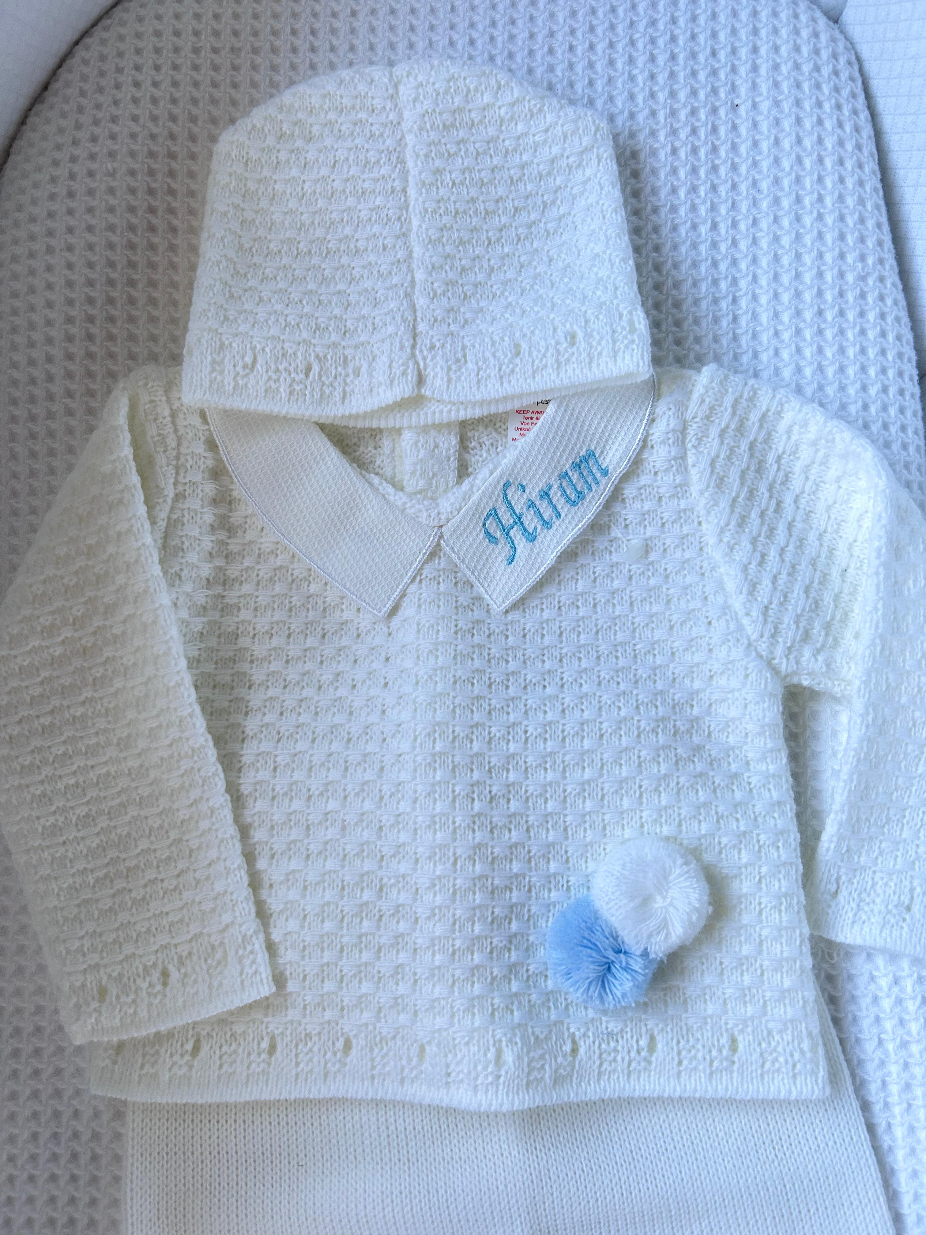 Ensemble en maille garçon taille unique