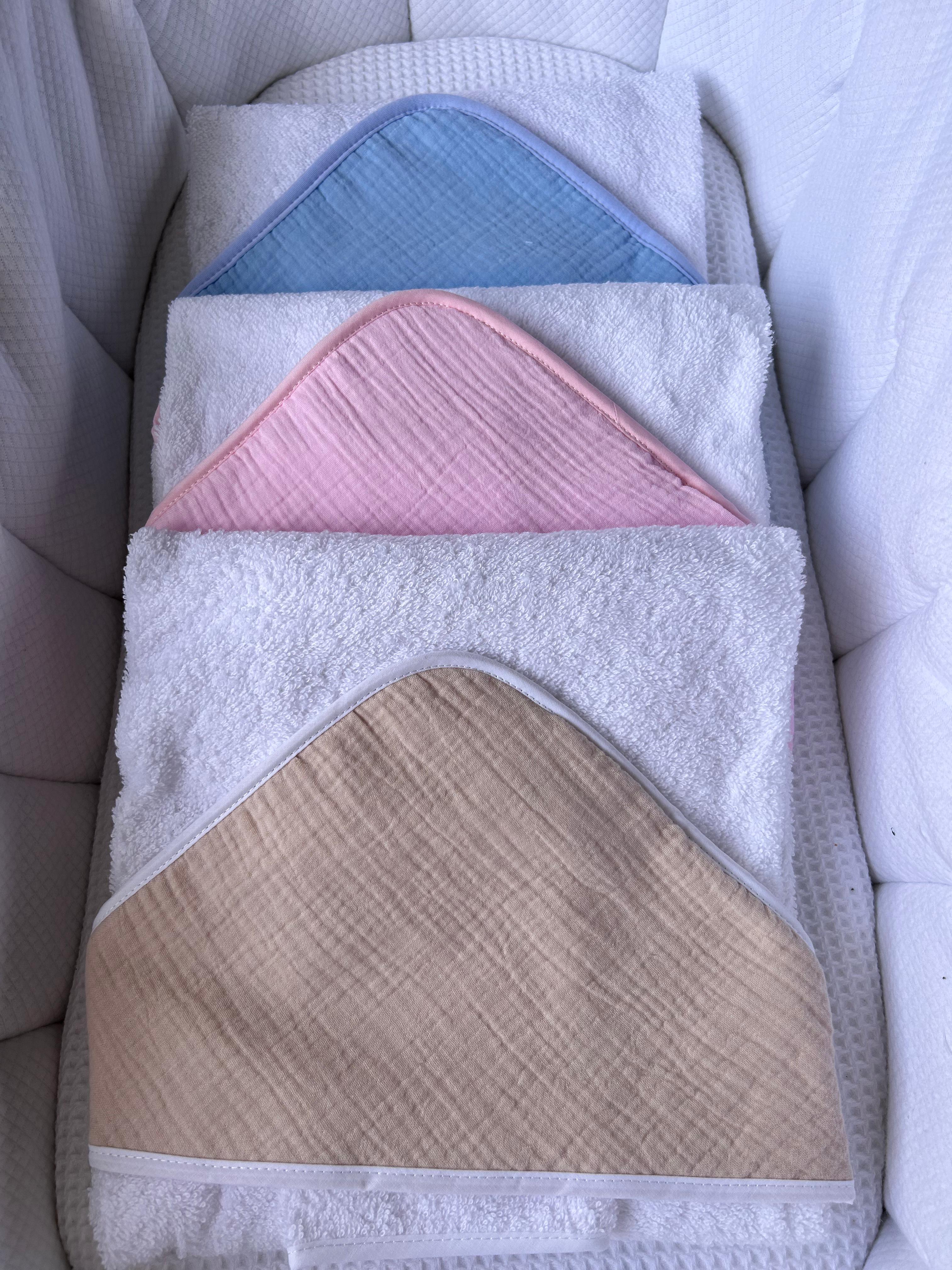 Cape de bain gaze de coton