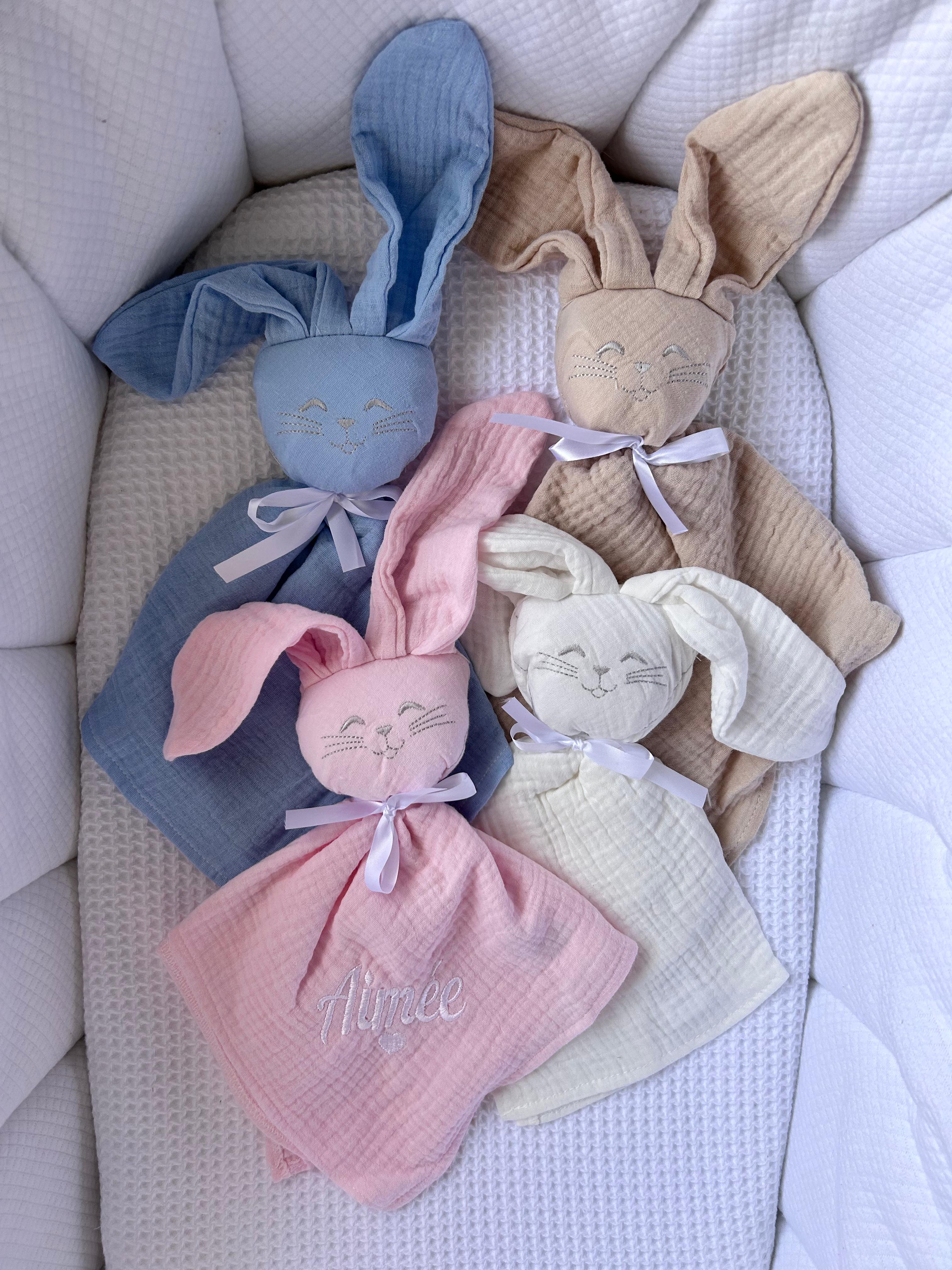 Doudou douceur gaze de coton