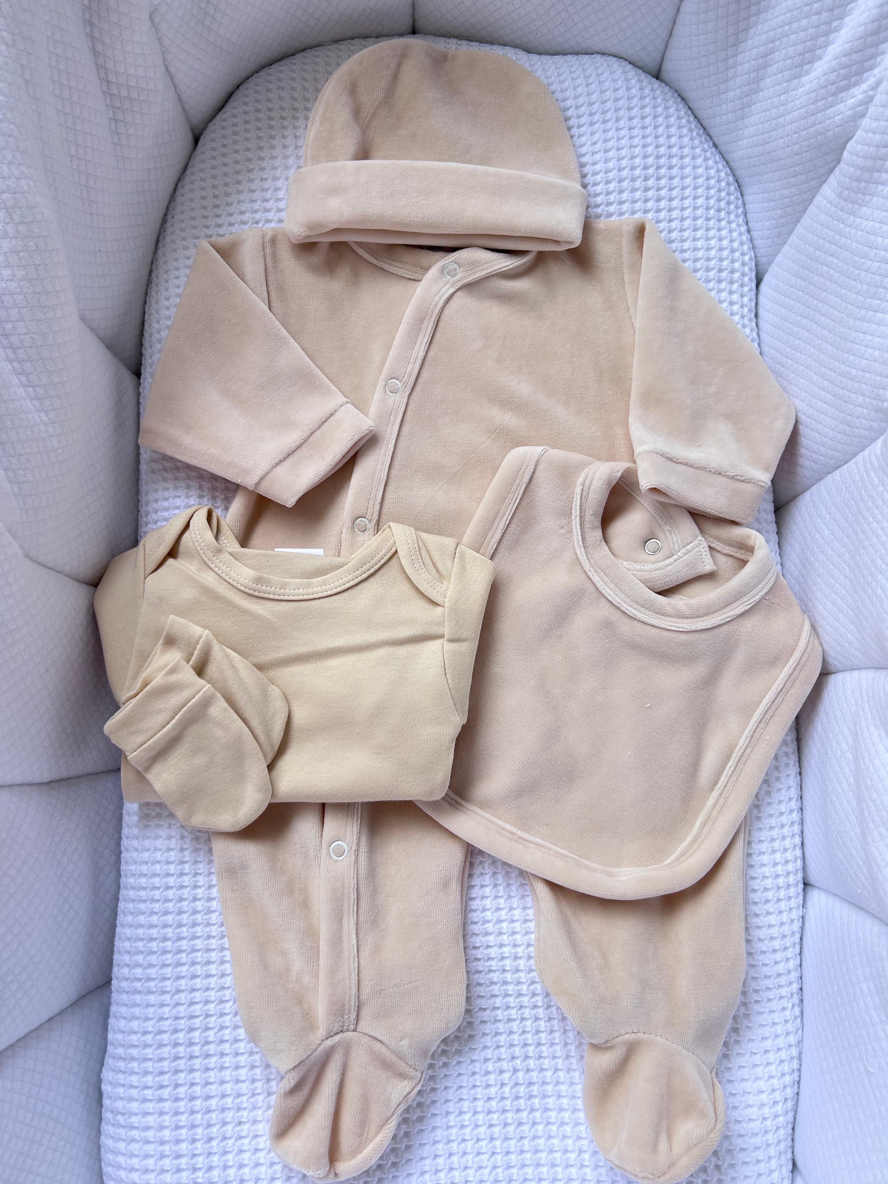 Ensemble 5 pièces en velours