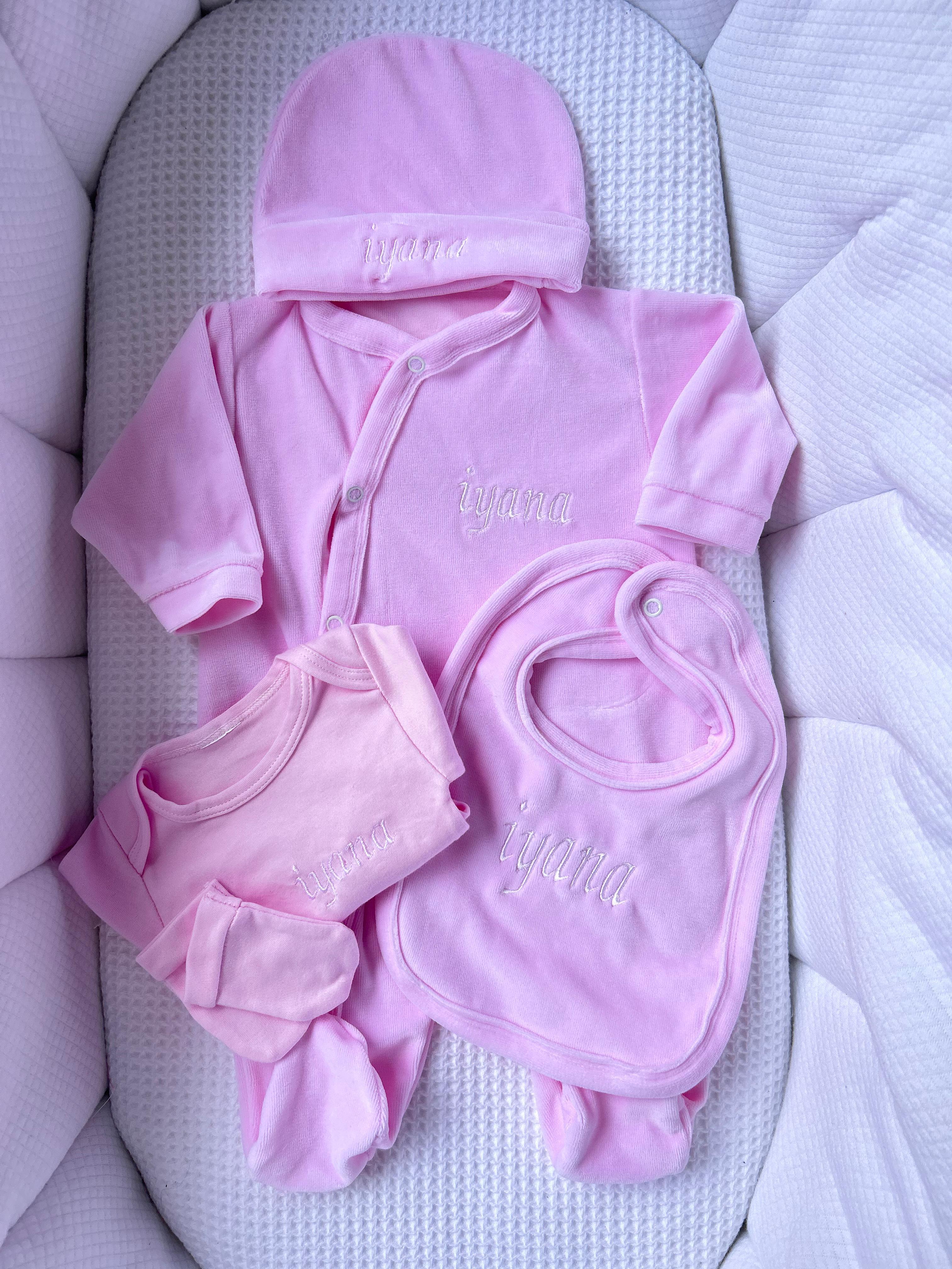 Ensemble 5 pièces en velours