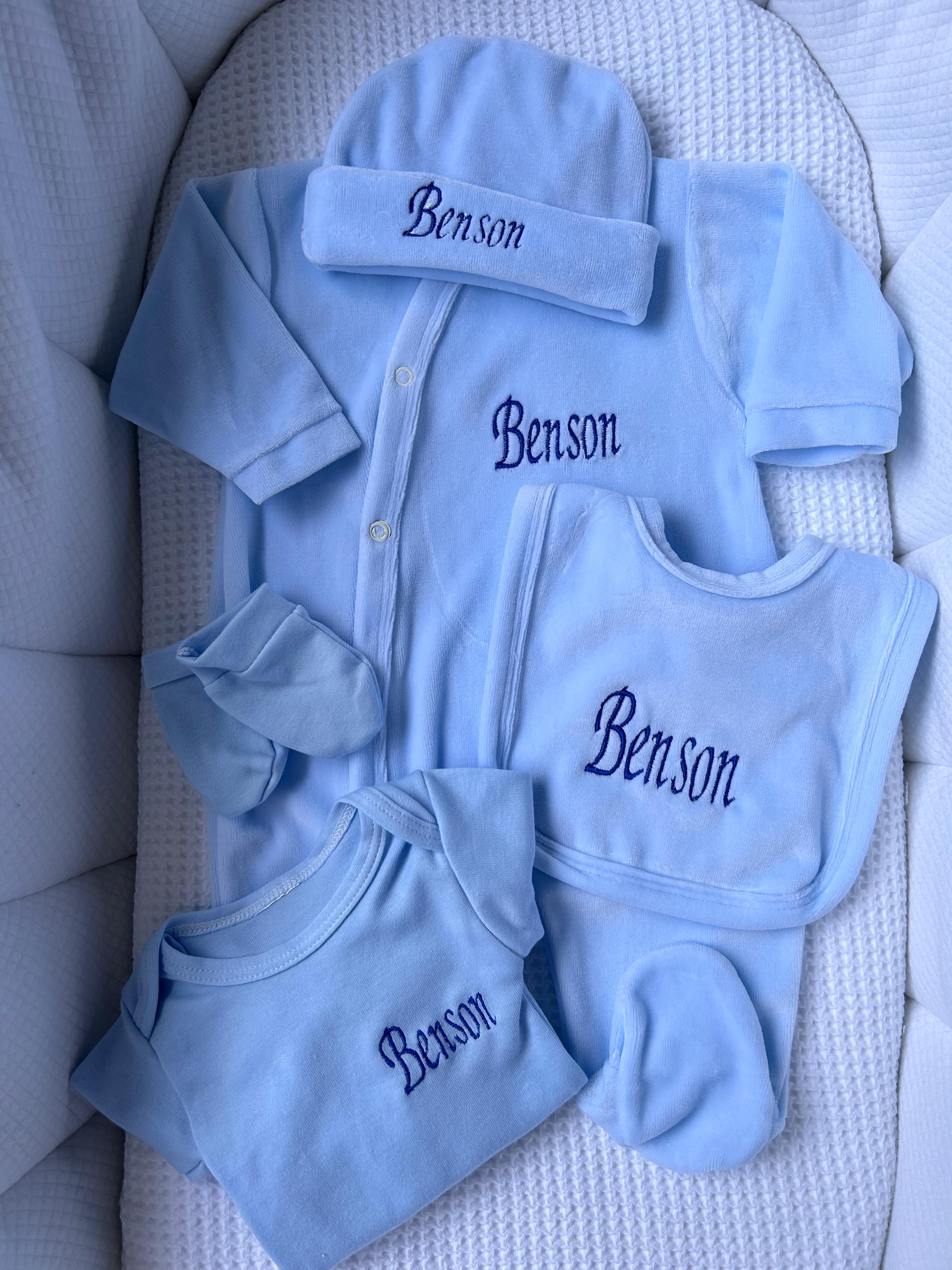 Ensemble 5 pièces en velours