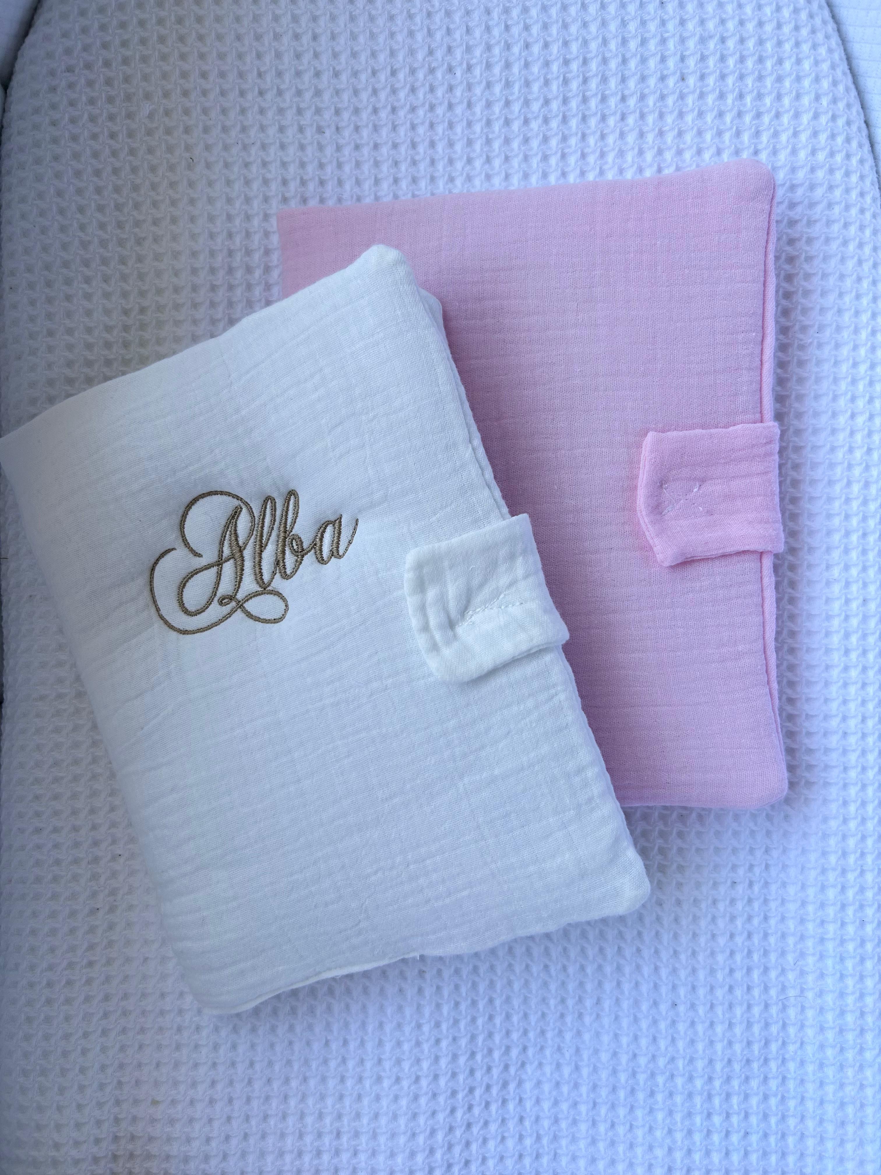 Protège carnet de santé gaze de coton