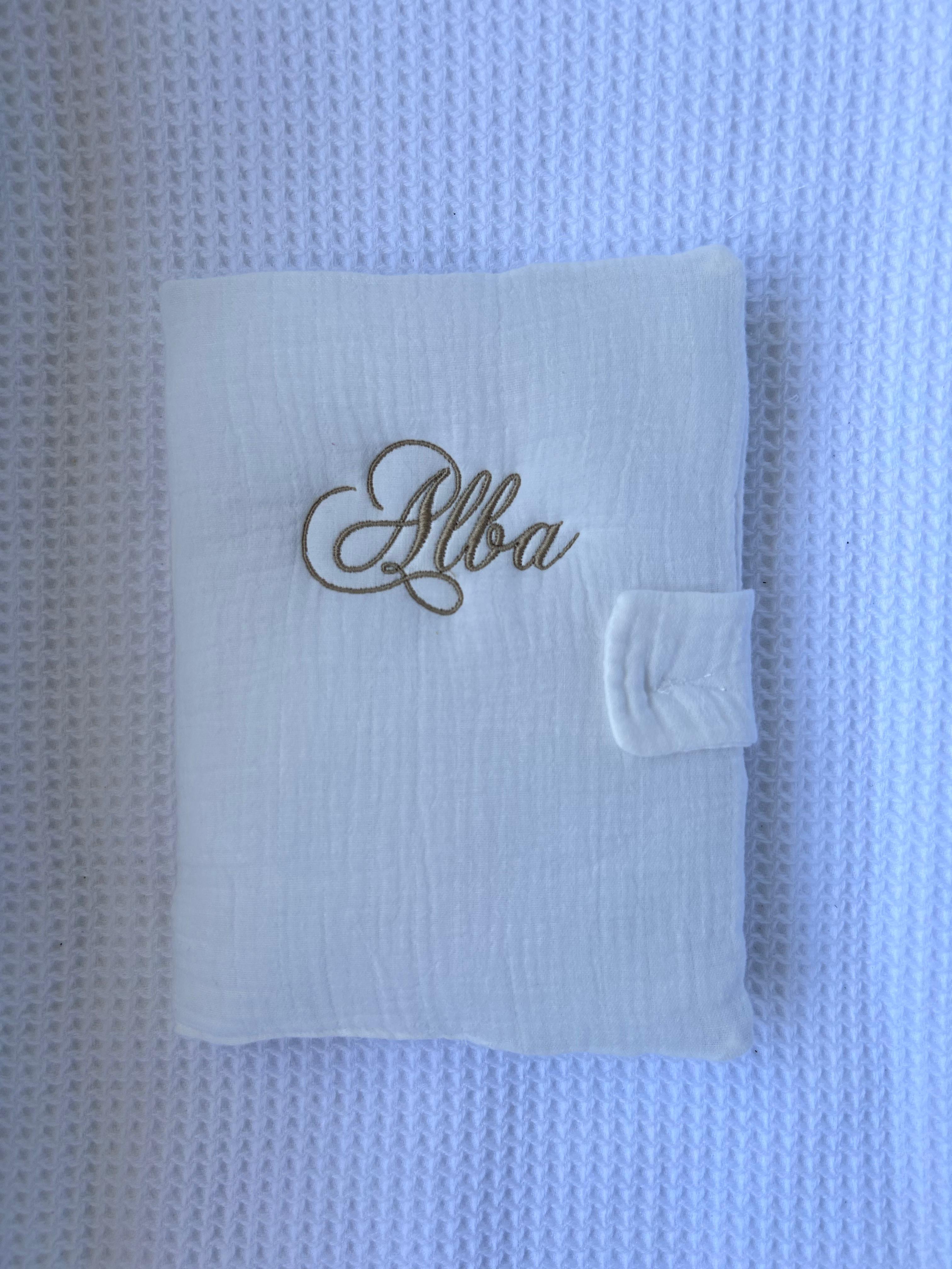 Protège carnet de santé gaze de coton