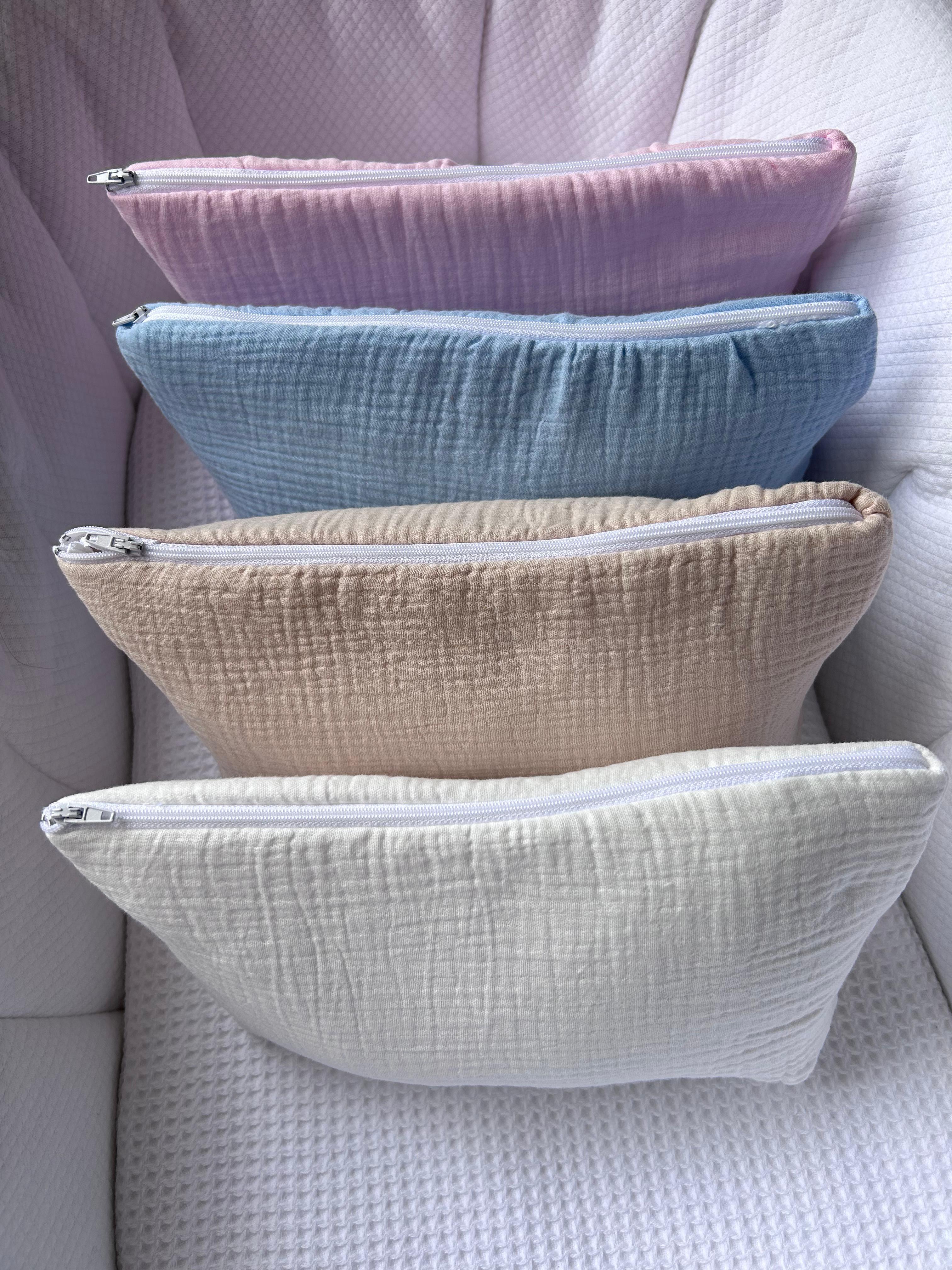 Trousse en gaze de coton