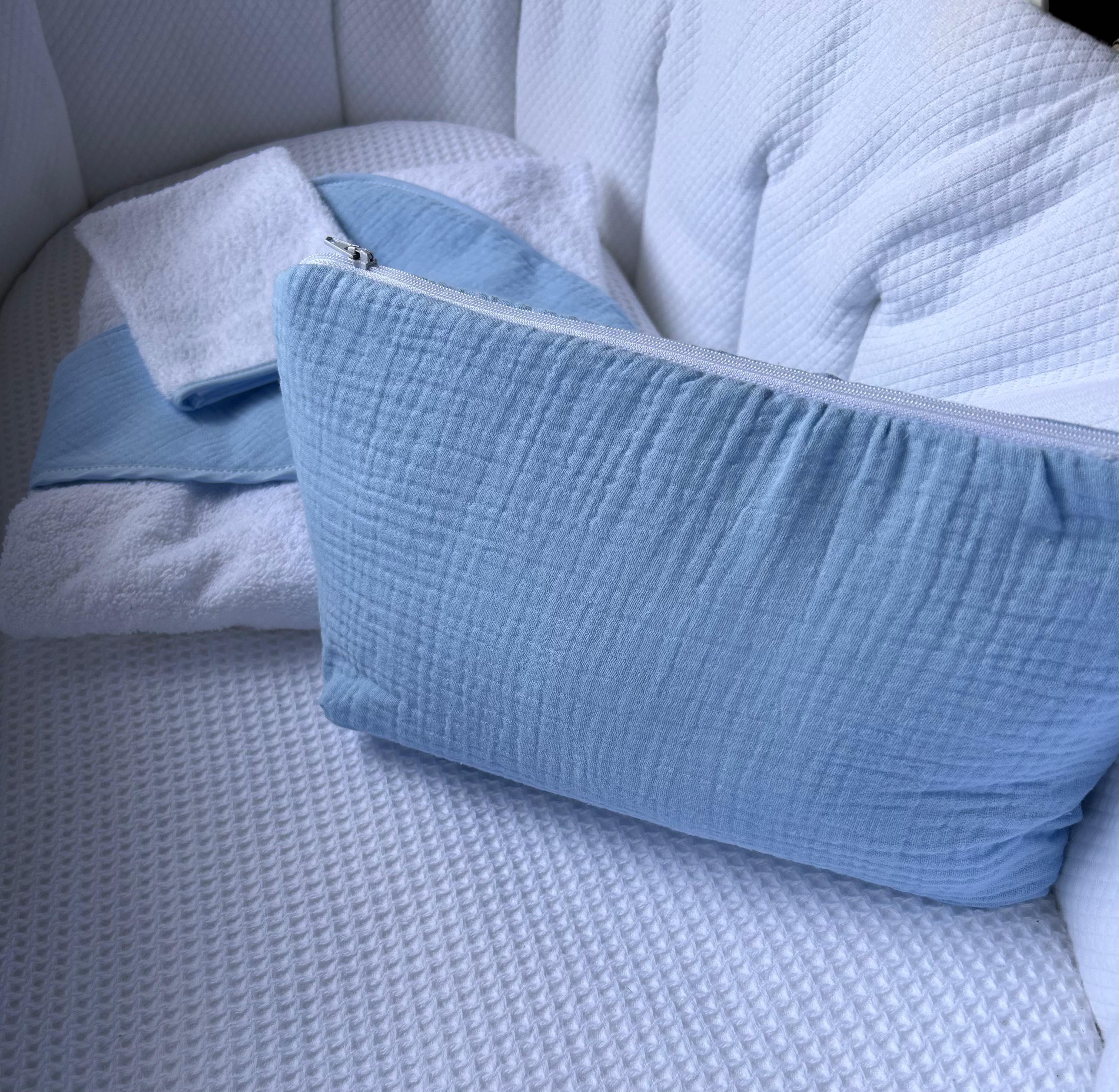 Trousse en gaze de coton